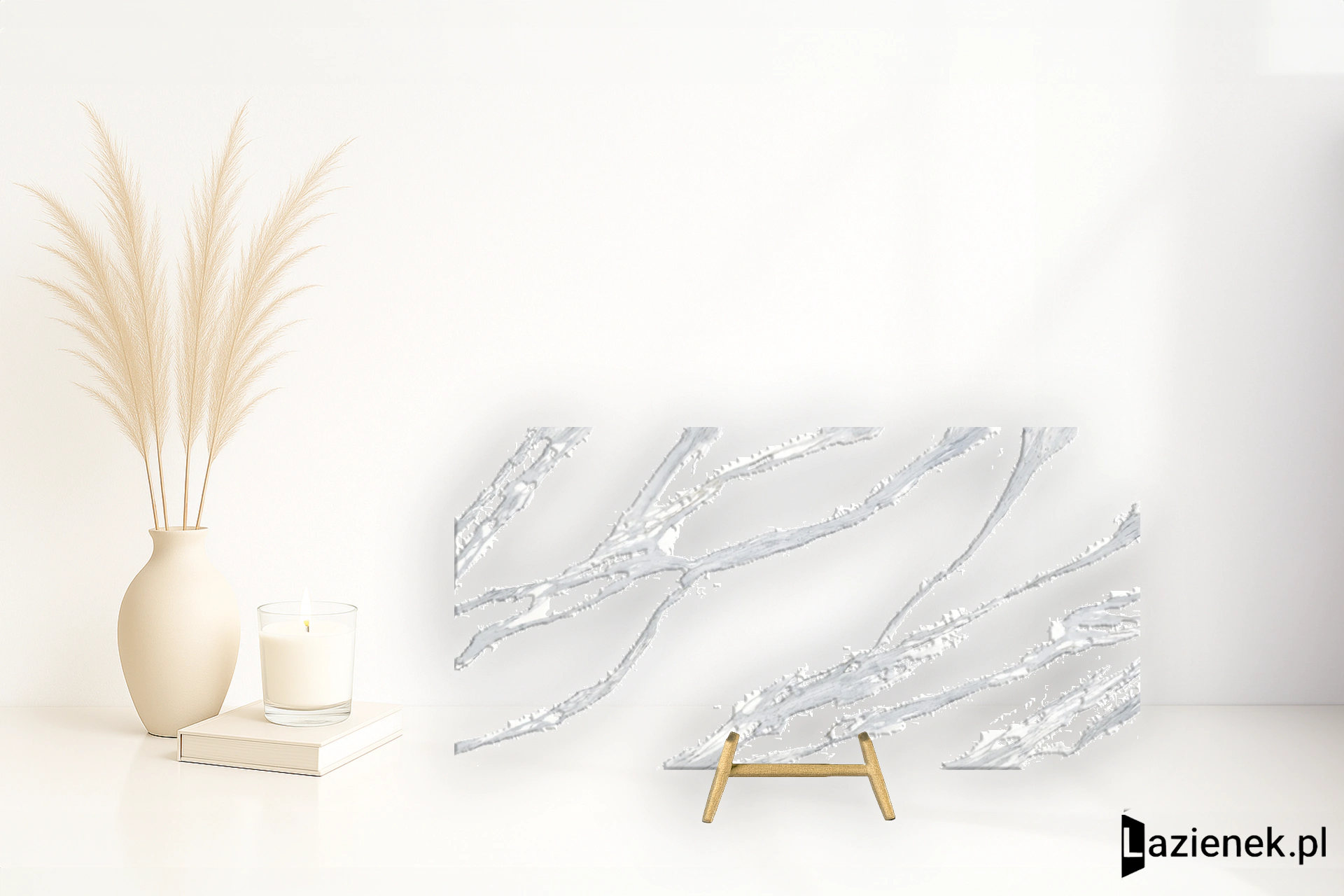 Mirage Jewels Calacatta Reale wysoki połysk 160x320 cm gr. 6 mm - płytka rektyfikowana / TQ31