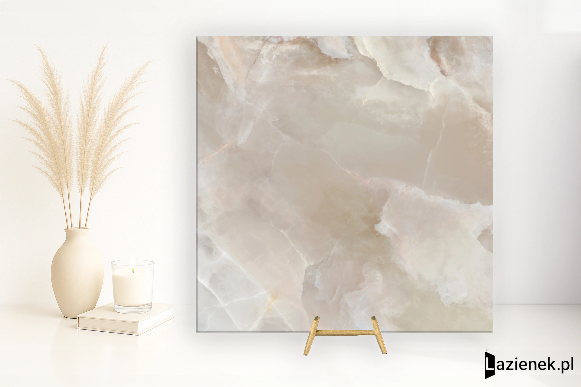 Mirage Onyce Lead Grey wysoki połysk 120x120 cm gr. 9 mm - płytka rektyfikowana / CAE7