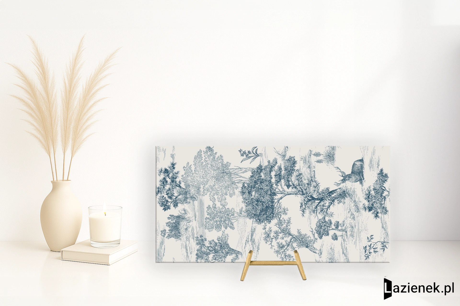 Mirage Papier Maison Blue szczotkowana 60x120 cm gr. 6 mm - płytka rektyfikowana / CAZ4
