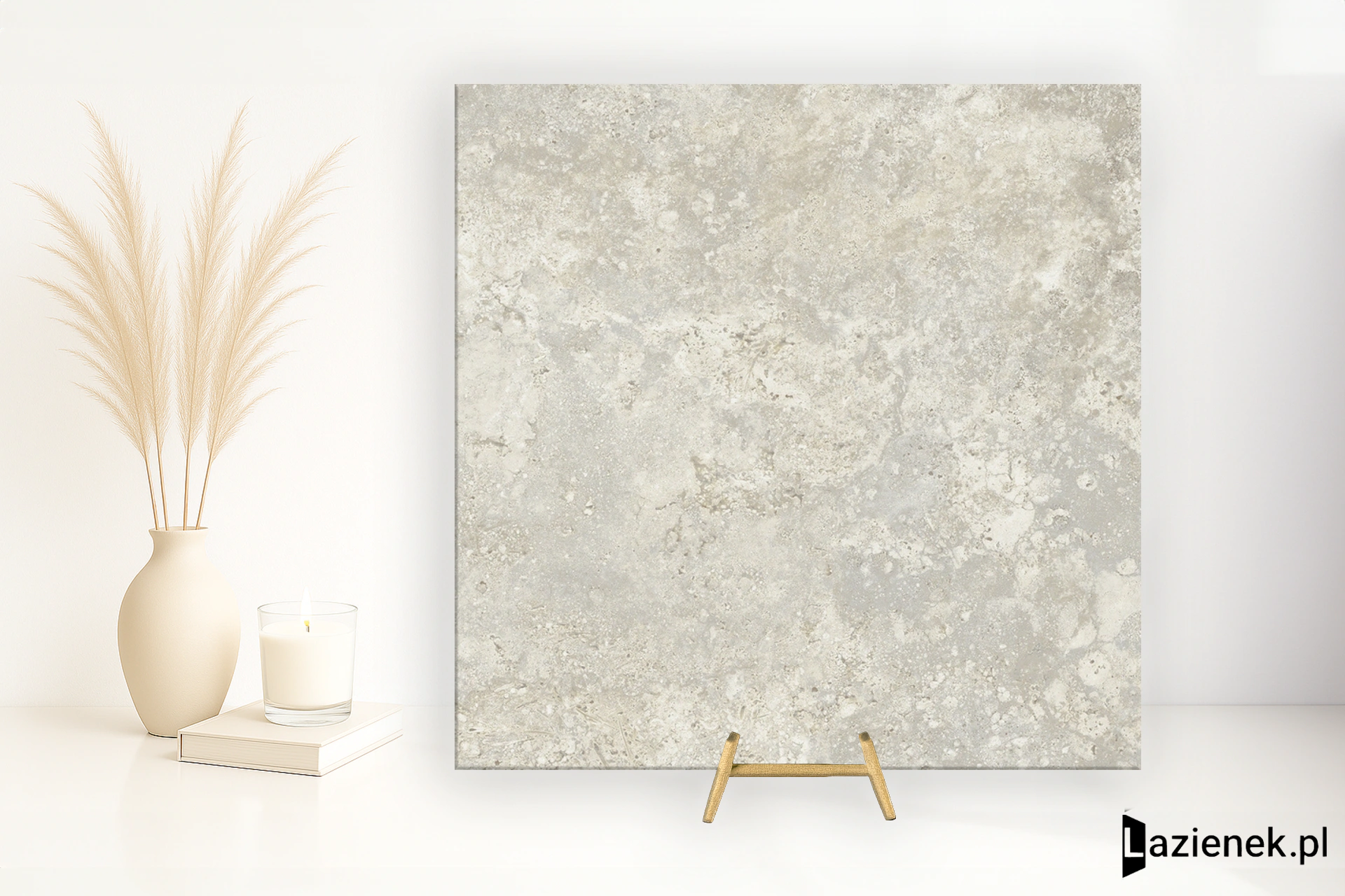 Mirage Elysian Travertini Travertino Misty Cross naturalna 60x60 cm gr. 9 mm - płytka rektyfikowana / BLV4