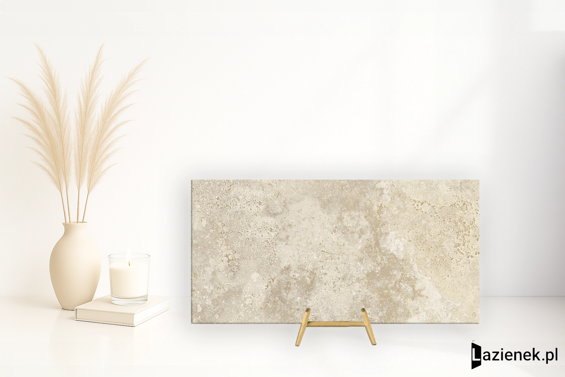 Mirage Elysian Travertini Travertino Light Cross szczotkowana 30x60 cm gr. 9 mm - płytka rektyfikowana / BUO1