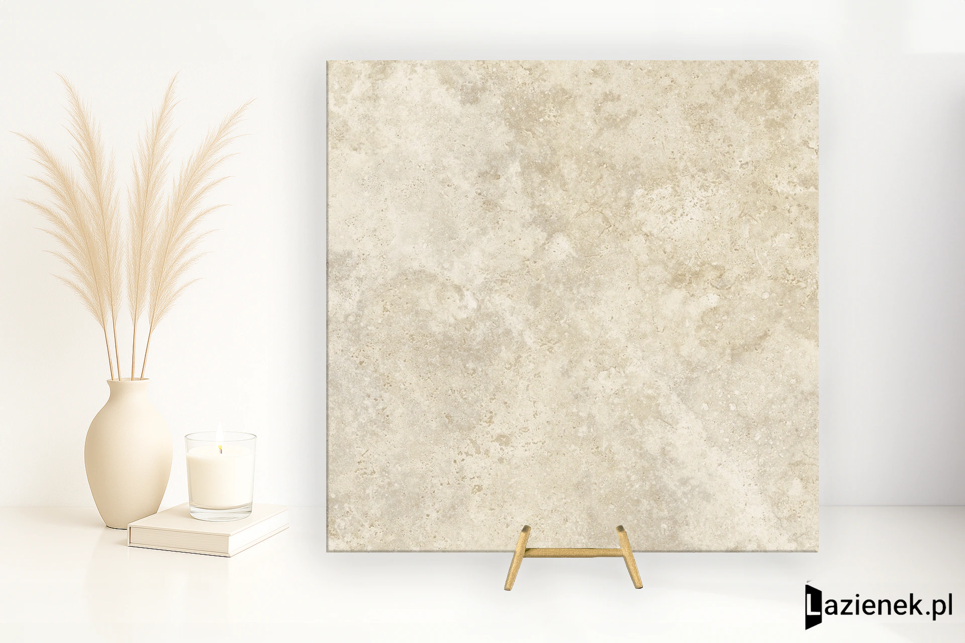 Mirage Elysian Travertini Travertino Light Cross strukturalna 80x80 cm gr. 20 mm - płytka rektyfikowana / BLY8