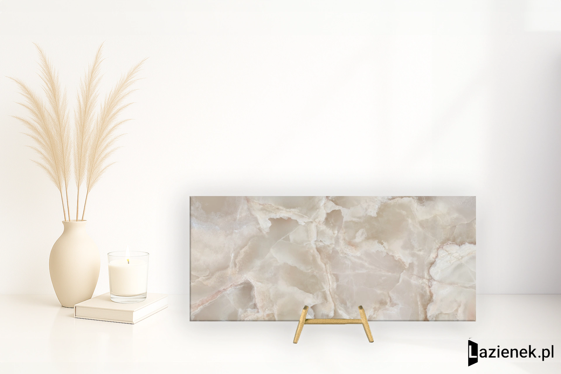 Mirage Onyce Lead Grey błyszcząca z refleksami 120x278 cm gr. 6 mm - płytka rektyfikowana / BZX3