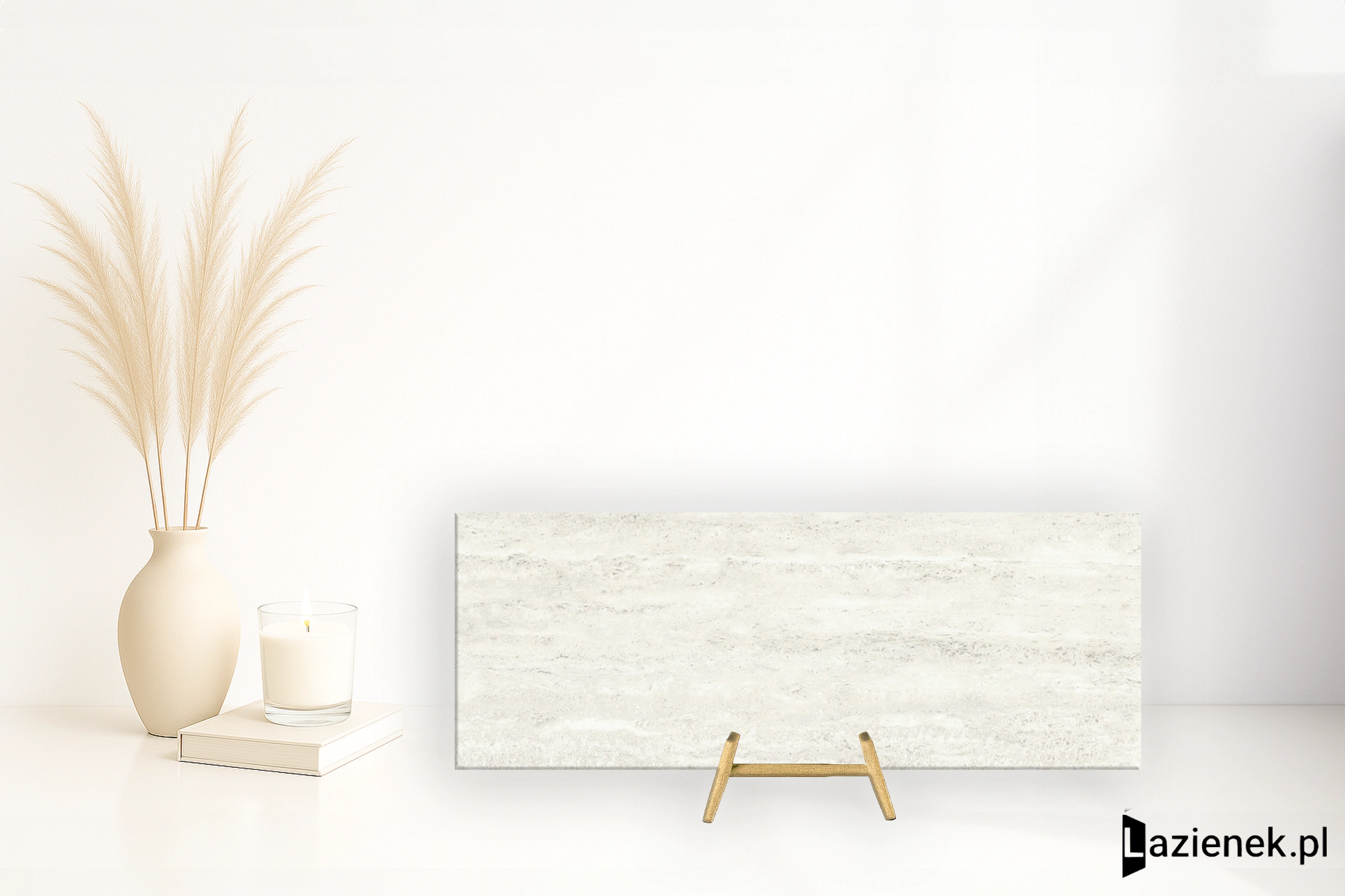 Mirage Elysian Travertini Travertino Pearly szczotkowana 120x278 cm gr. 6 mm - płytka rektyfikowana / BMK6