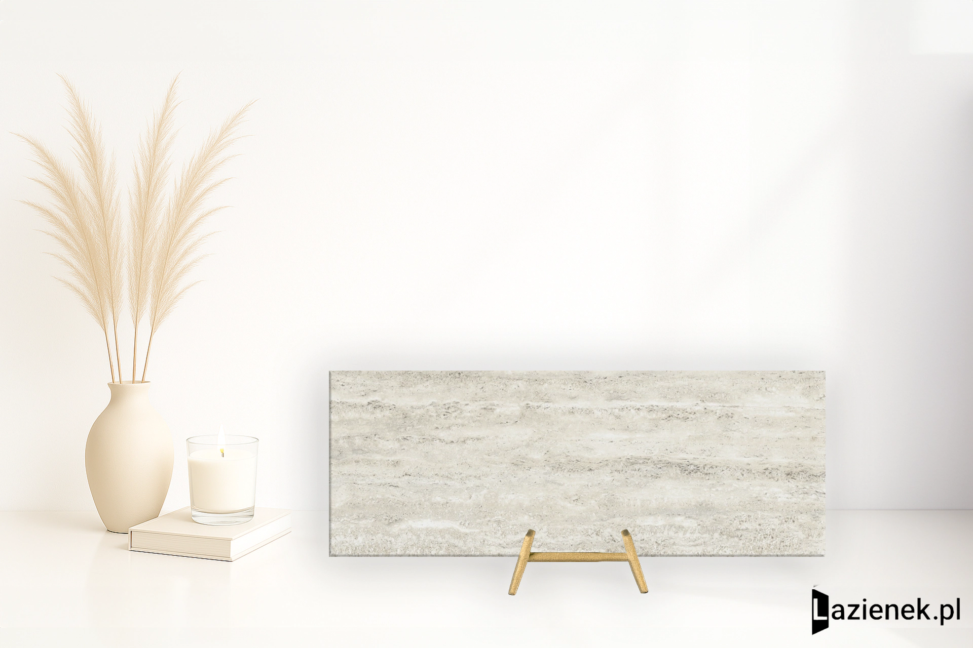 Mirage Elysian Travertini Travertino Misty szczotkowana 120x278 cm gr. 6 mm - płytka rektyfikowana / BMK9