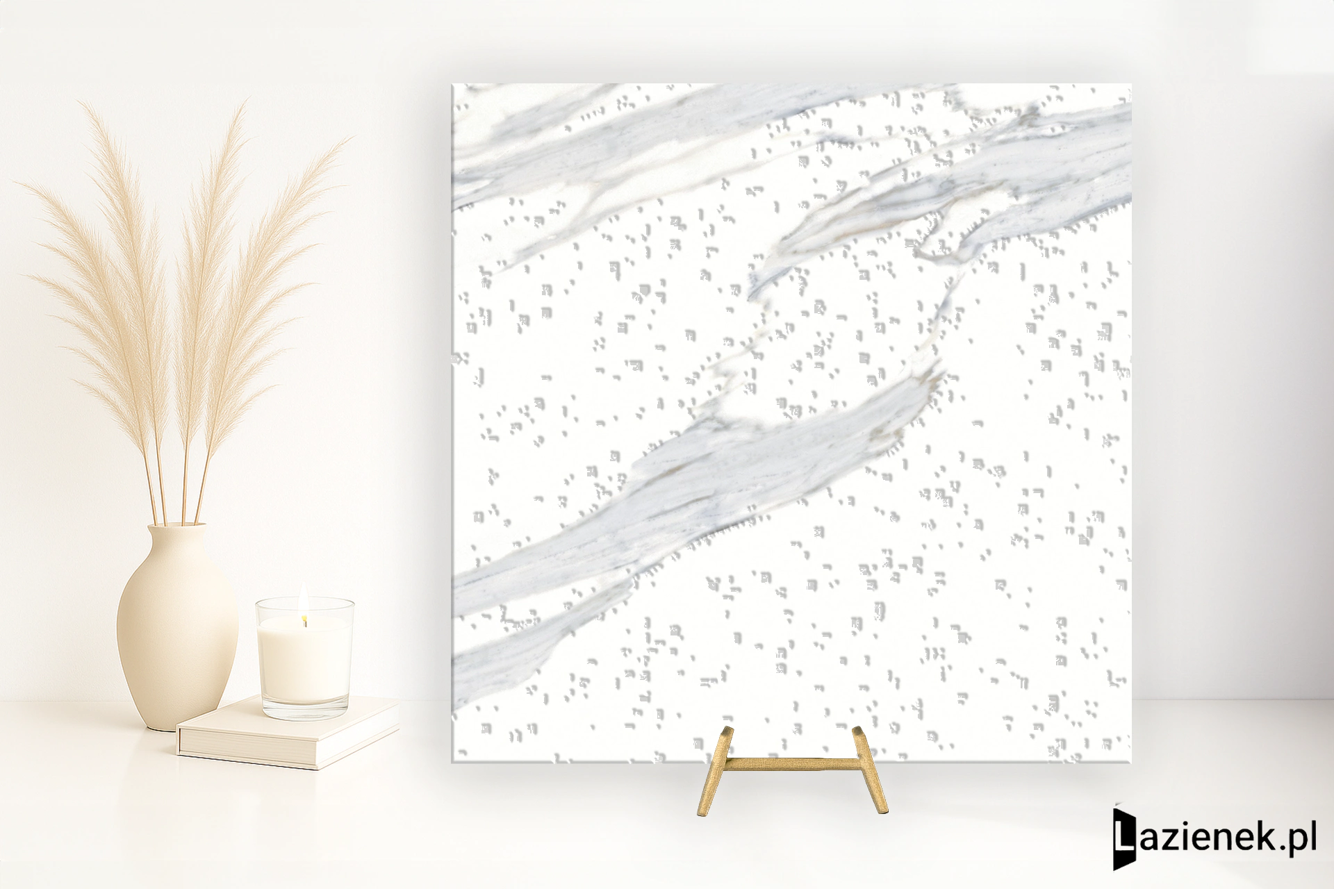 Mirage Jewels Calacatta Reale wysoki połysk 60x60 cm gr. 9 mm - płytka rektyfikowana / TV46