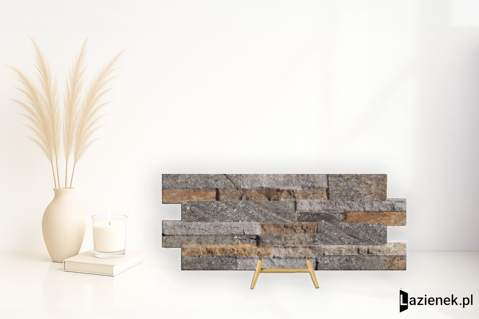 Novabell Brickup Ocean Mix Quarzite naturalna 16x40 cm gr. 9 mm - płytka nierektyfikowana / BKP014