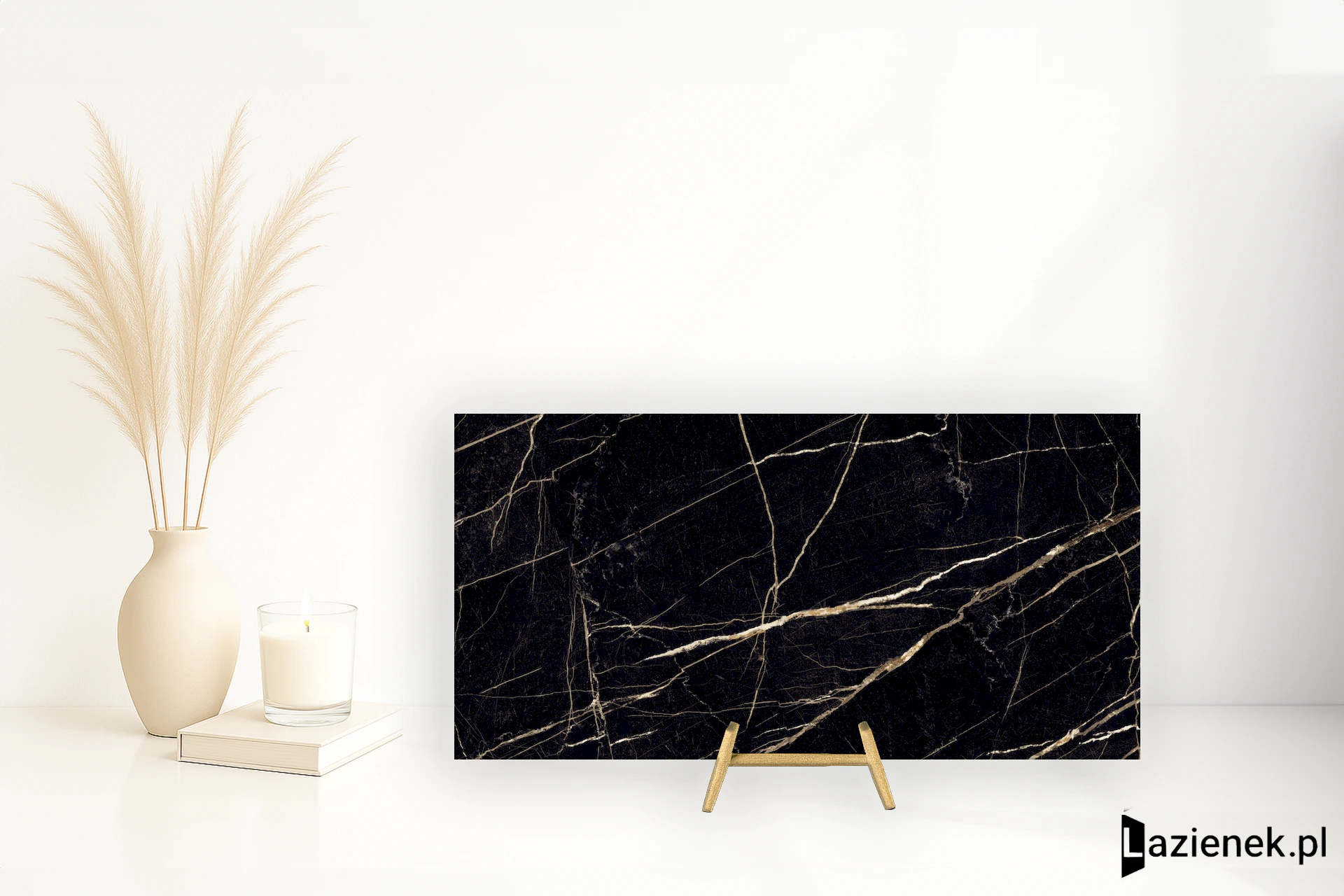 Novabell Extra Marquina Shiny szlifowana 30x60 cm gr. 10 mm - płytka rektyfikowana / EXT96LR
