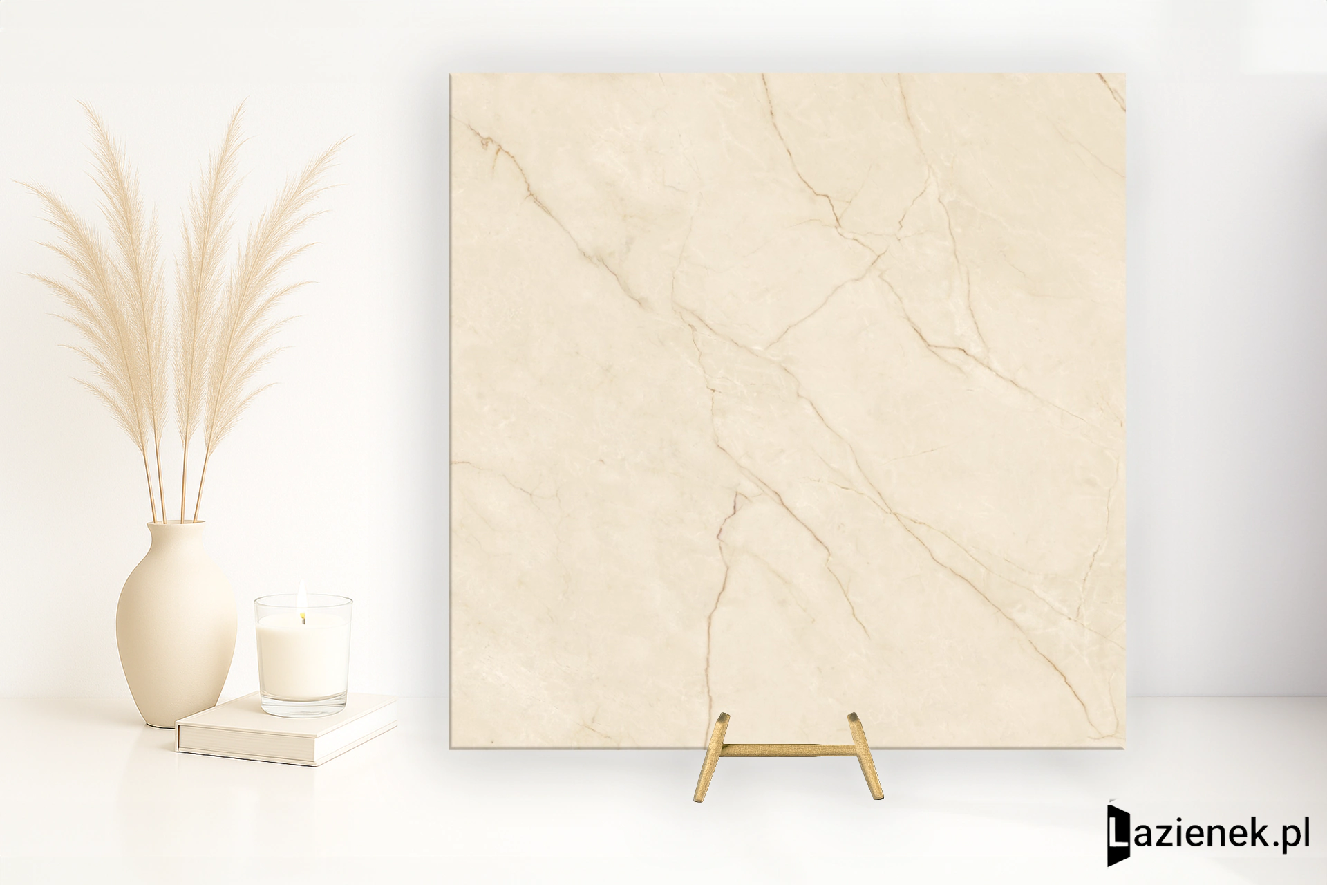 Novabell Atelier Cozy Marfil polerowana 120x120 cm gr. 10 mm - płytka nierektyfikowana / ATL185LR