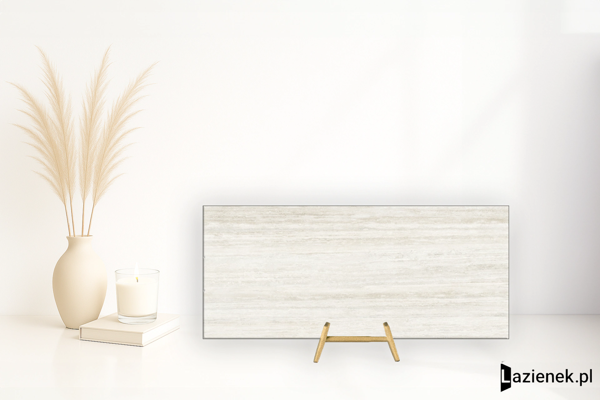 Novabell Thermae Verso Travertino White naturalna łupana 120x278 cm gr. 6 mm - płytka nierektyfikowana / TRVLA18R