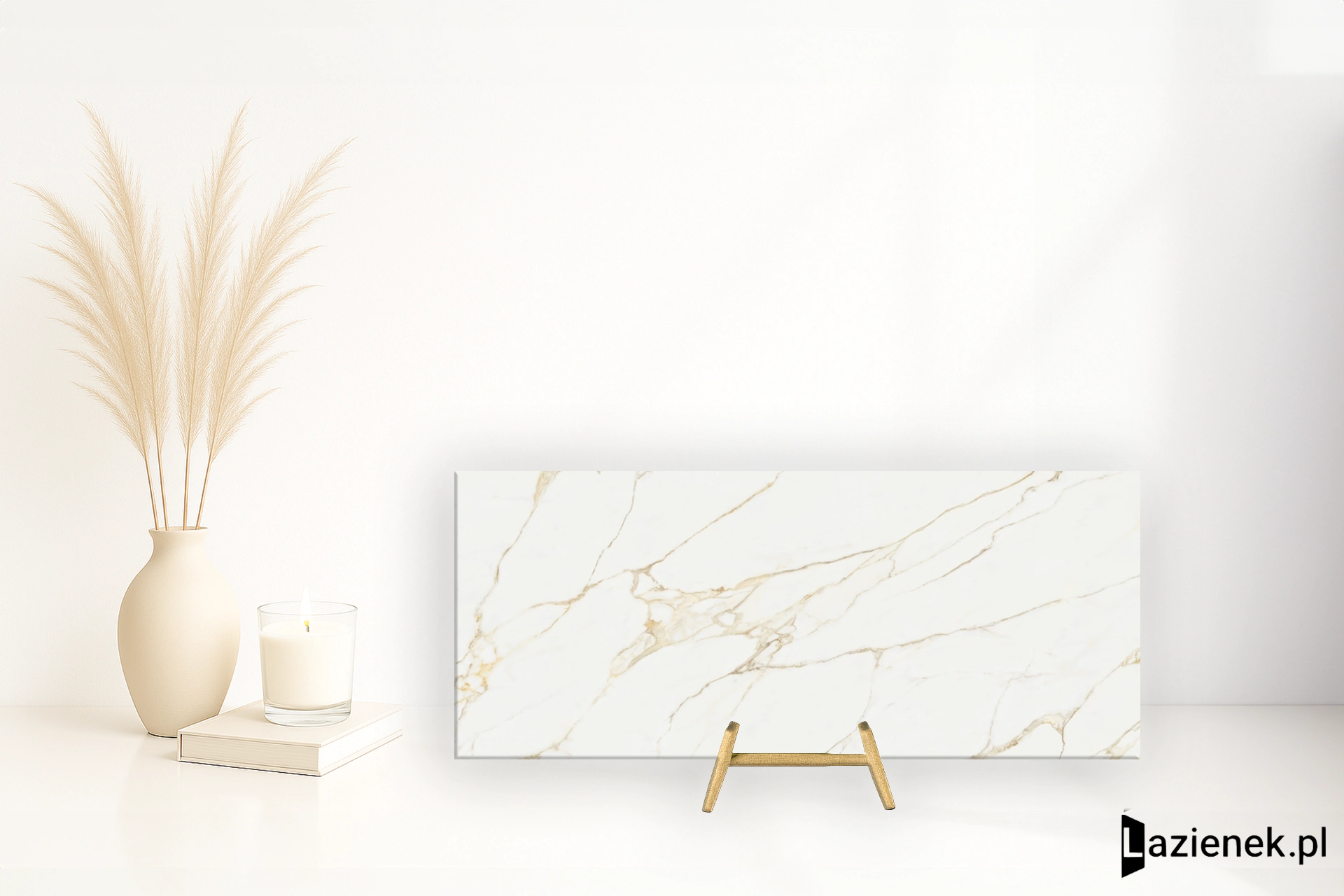 Novabell Atelier Calacatta Gold polerowana 120x278 cm gr. 6 mm - płytka nierektyfikowana / ATLLA14L