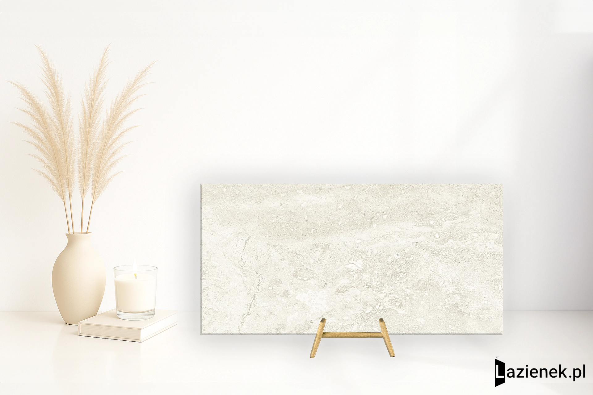 Novabell Thermae Milk szczotkowana 60x120 cm gr. 9 mm - płytka rektyfikowana / TRM82SR