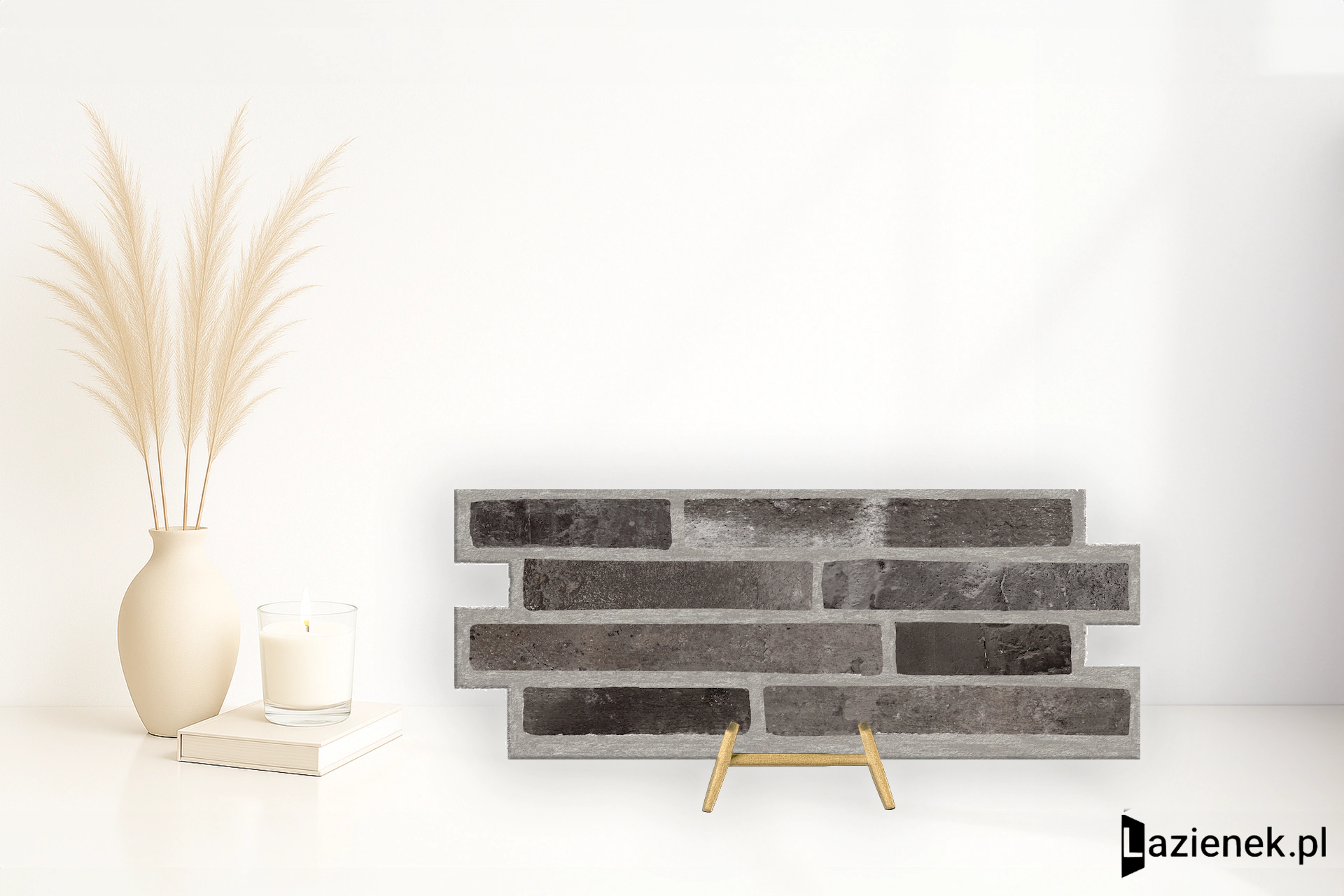 Novabell Brickup New York Smoke naturalna 16x40 cm gr. 9 mm - płytka nierektyfikowana / BKP267