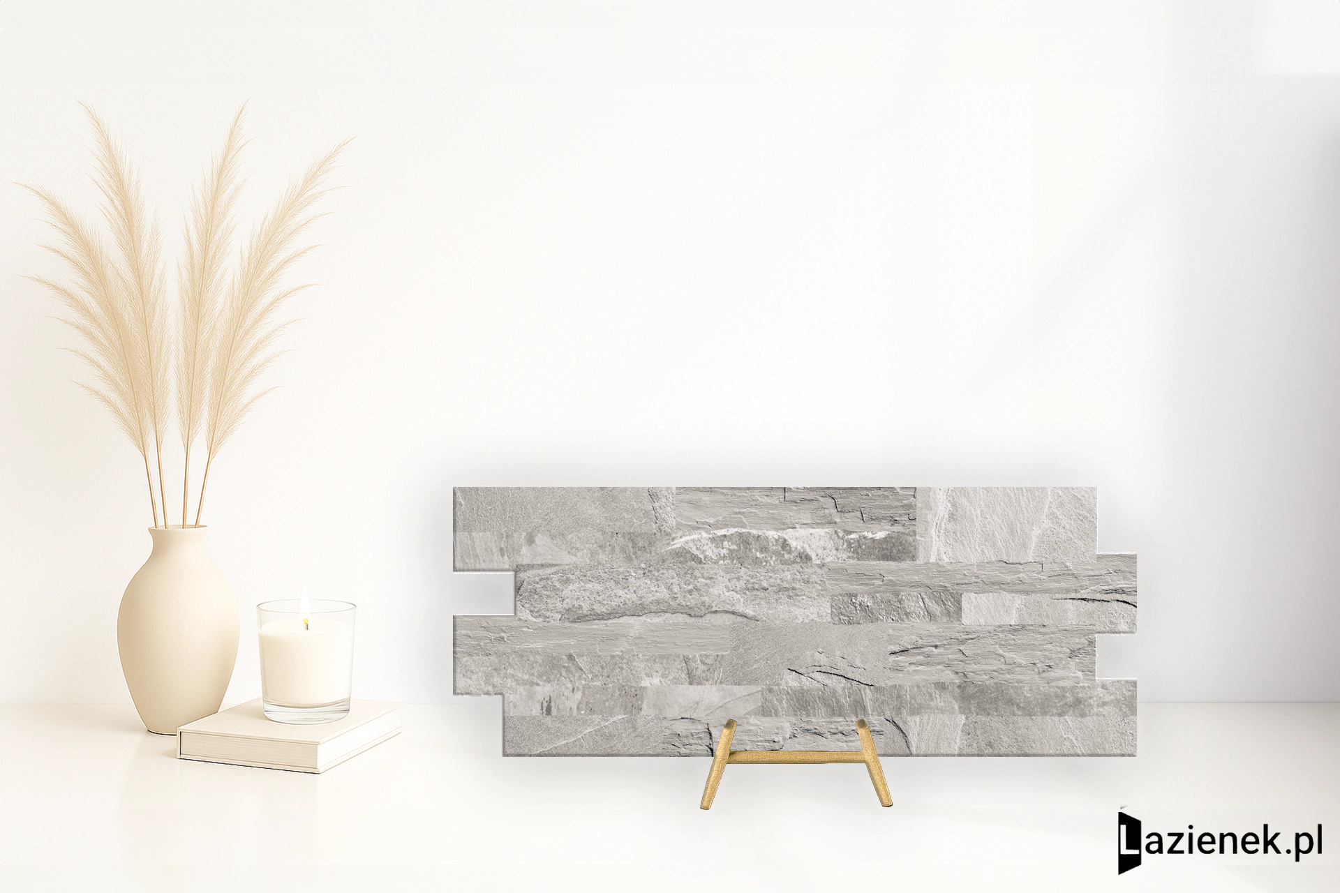 Novabell Brickup Ocean Grey naturalna 16x40 cm gr. 9 mm - płytka nierektyfikowana / BKP114