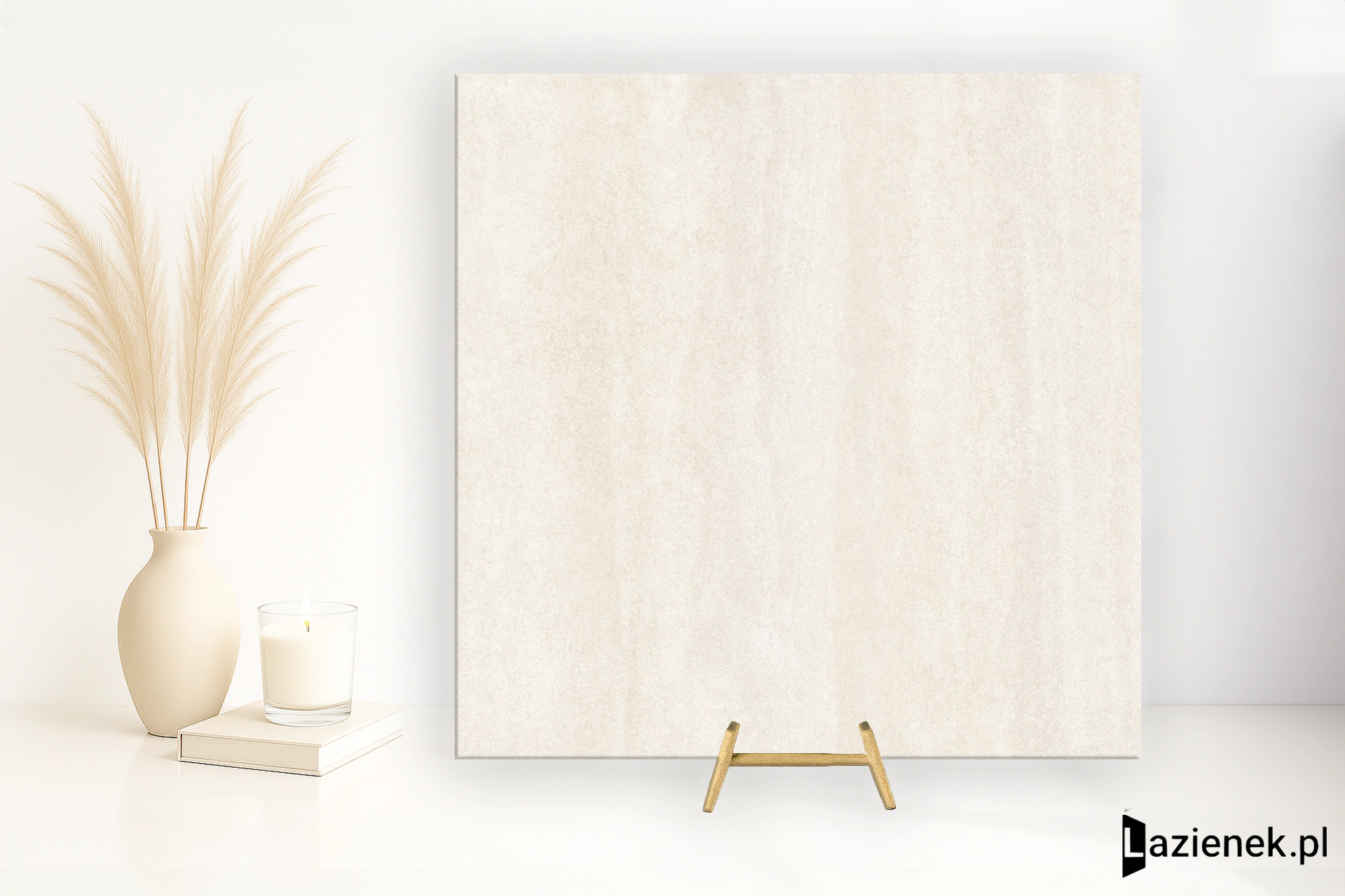 Novabell Khroma Rammed W1 Talco naturalna 120x120 cm gr. 9 mm - płytka rektyfikowana / KRM1801R