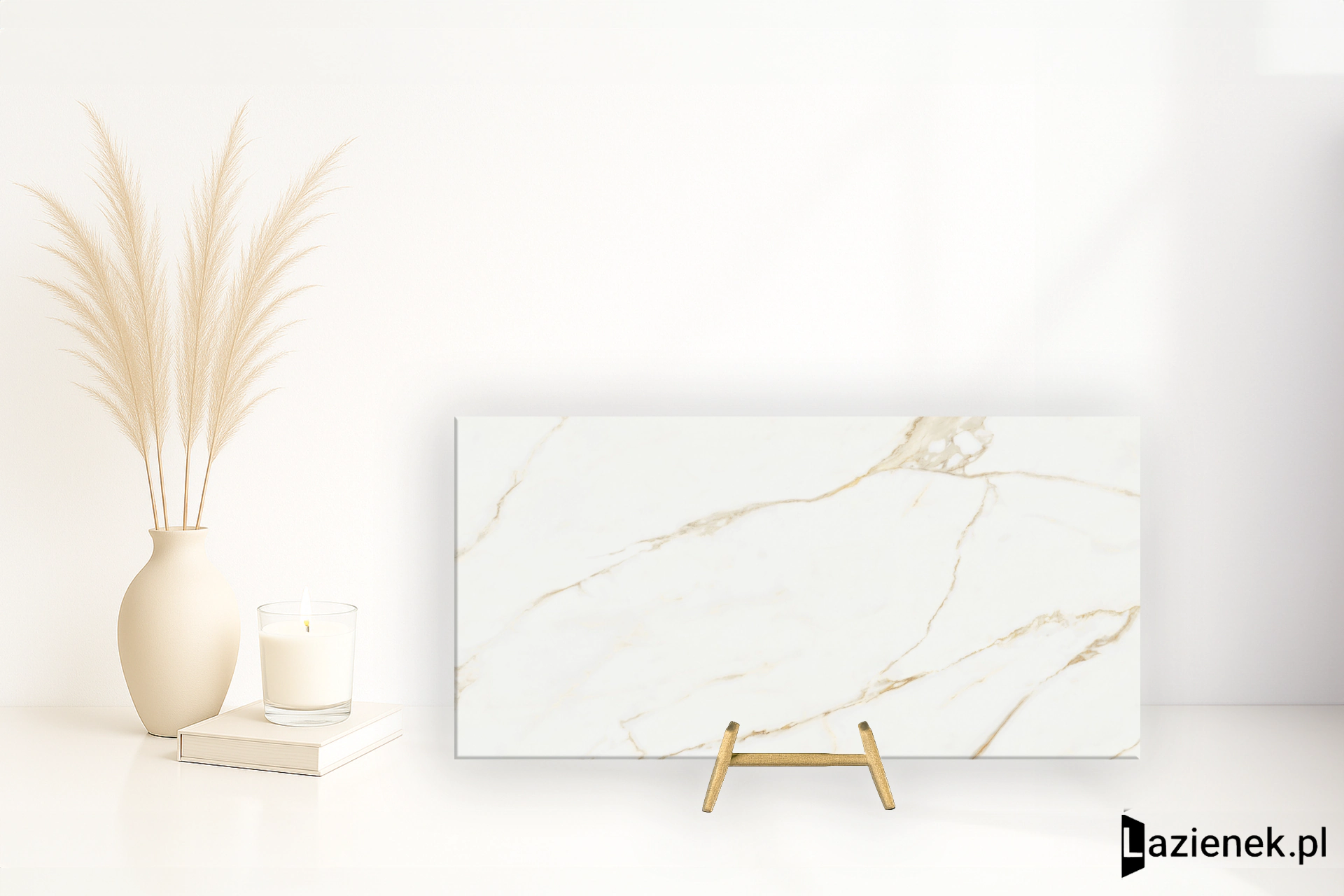 Novabell Atelier Calacatta Gold naturalna łupana 30x60 cm gr. 9 mm - płytka nierektyfikowana / ATL46RT