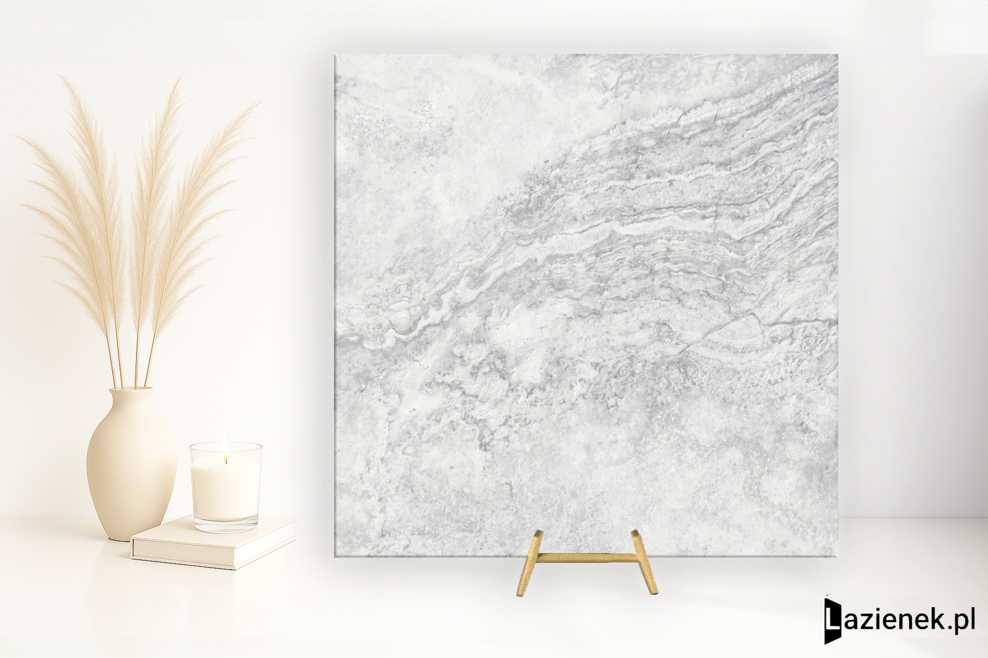 Novabell Stone Box Urbe White Grey zewnętrzna 60x60 cm gr. 20 mm - płytka rektyfikowana / SBU860R