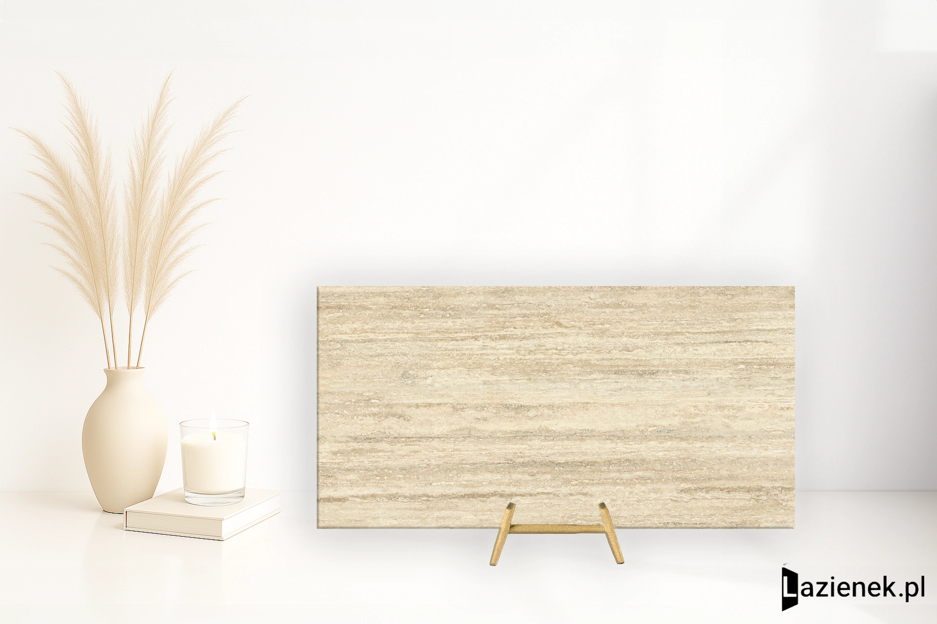 Novabell Thermae Verso Travertino Classic naturalna łupana 60x120 cm gr. 9 mm - płytka nierektyfikowana / TRV62RT