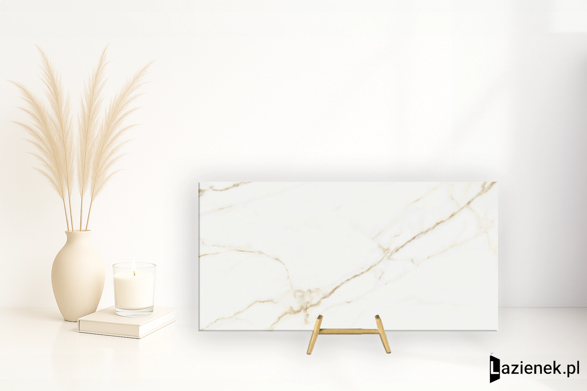 Novabell Atelier Calacatta Gold polerowana 60x120 cm gr. 10 mm - płytka nierektyfikowana / ATL42LR
