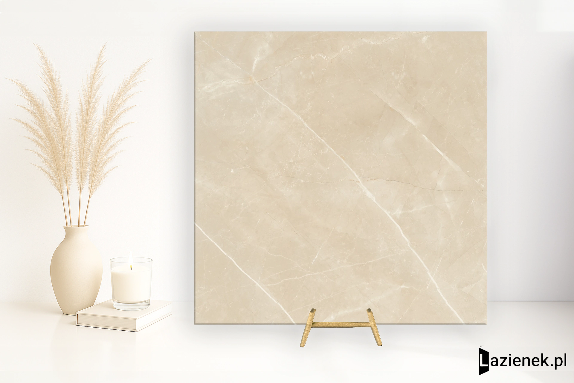 Panaria Trilogy Moon Beige satynowa 60x60 cm gr. 9 mm - płytka rektyfikowana / PGWTY15