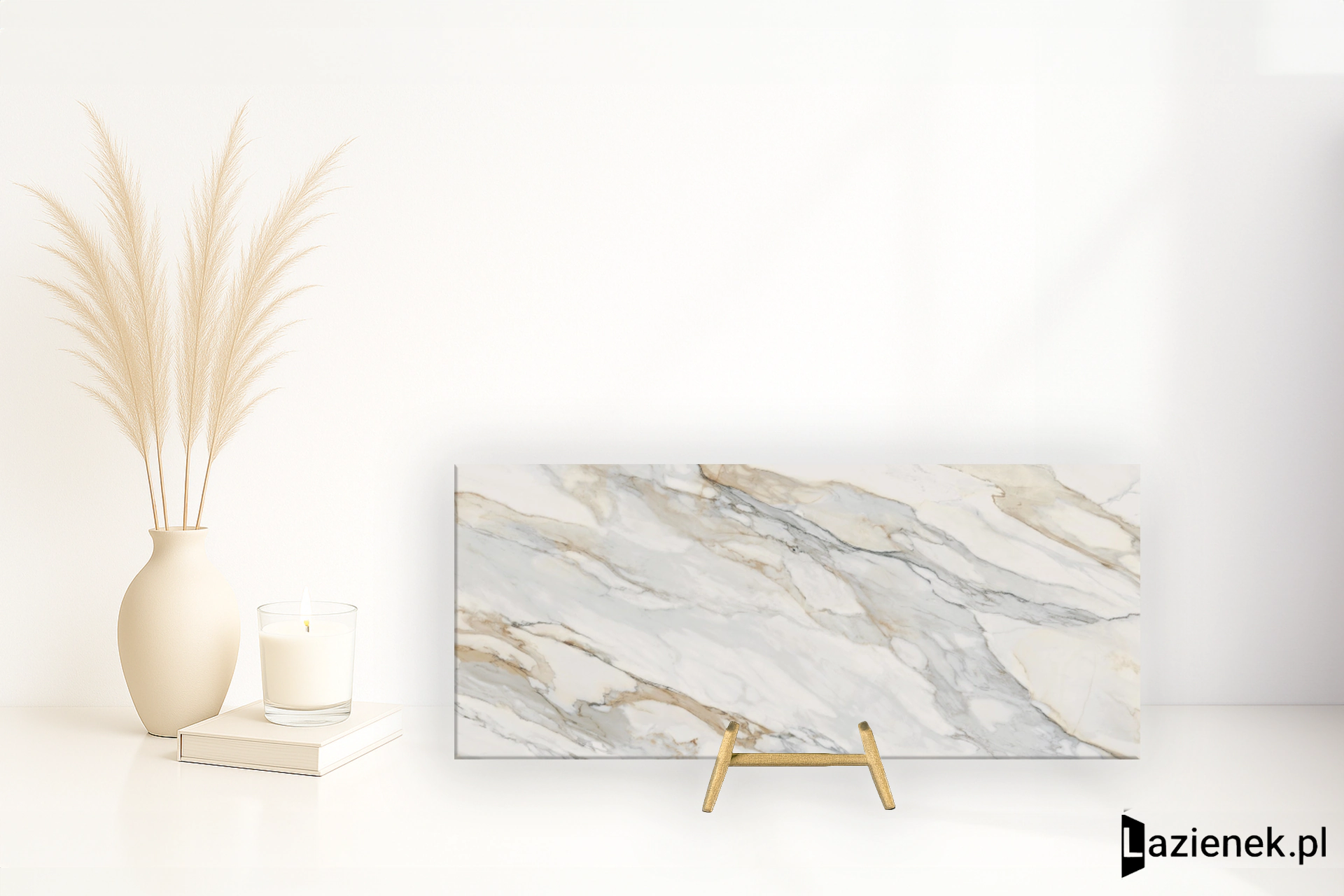 Panaria Perpetual Venato Gold satynowa 120x278 cm gr. 6 mm - płytka rektyfikowana / PZ6PE40