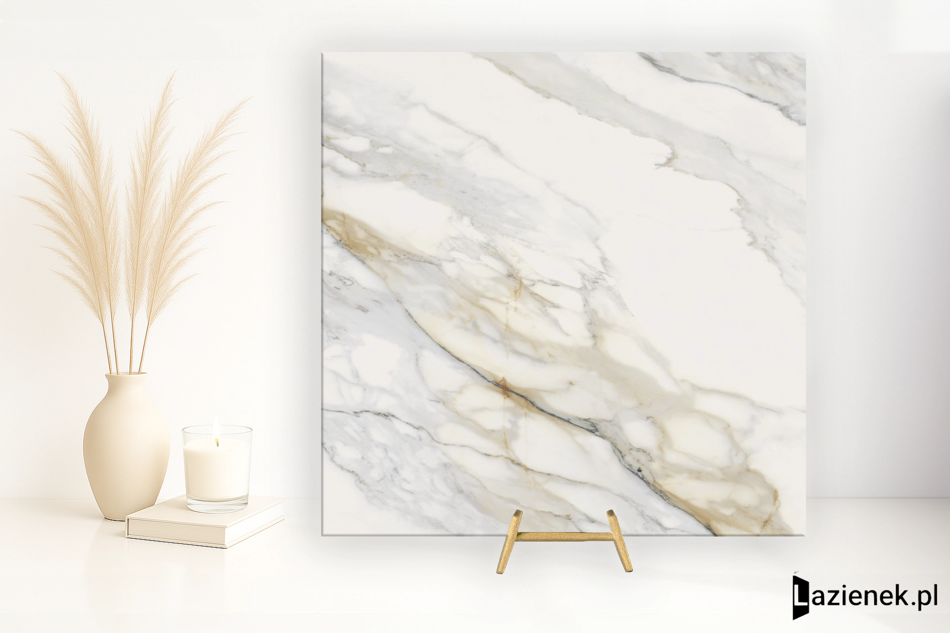 Panaria Perpetual Venato Gold satynowa 120x120 cm gr. 9 mm - płytka rektyfikowana / PG8PE40