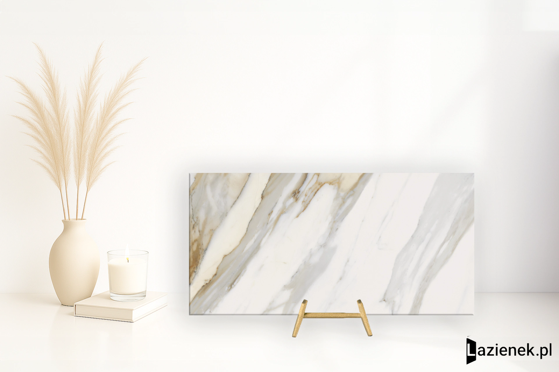 Panaria Perpetual Venato Gold wysoki połysk 60x120 cm gr. 9 mm - płytka rektyfikowana / PGXPE45