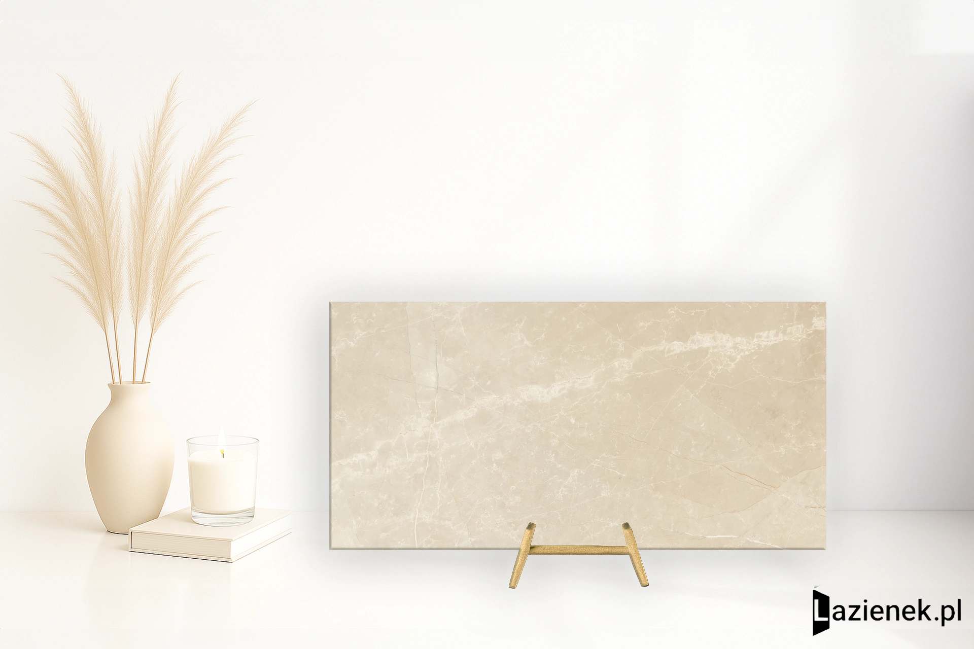 Panaria Trilogy Moon Beige wysoki połysk 60x120 cm gr. 9 mm - płytka rektyfikowana / PGXTY51