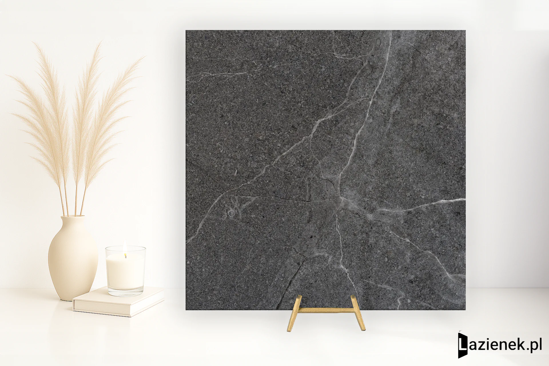 Peronda Lucca Floor Anthracite matowa 60x60 cm gr. 9 mm - płytka rektyfikowana / 38967