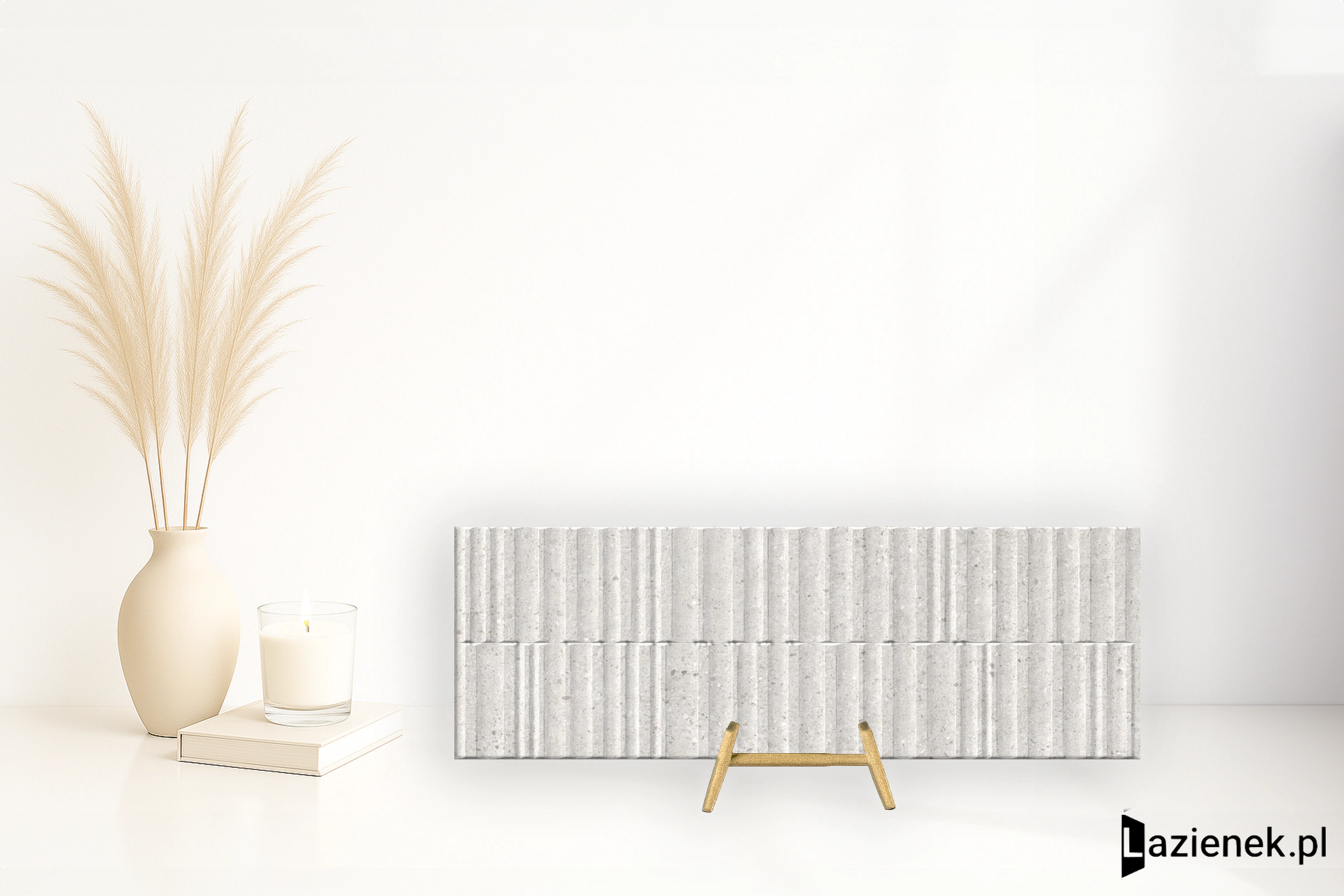 Peronda Manhattan Wall Silver relief 33.3x100 cm gr. 10 mm - płytka rektyfikowana / 40298