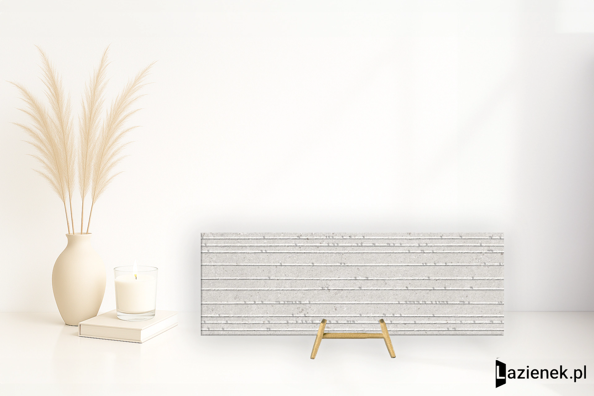 Peronda Manhattan Wall Silver relief 33.3x100 cm gr. 10 mm - płytka rektyfikowana / 40297