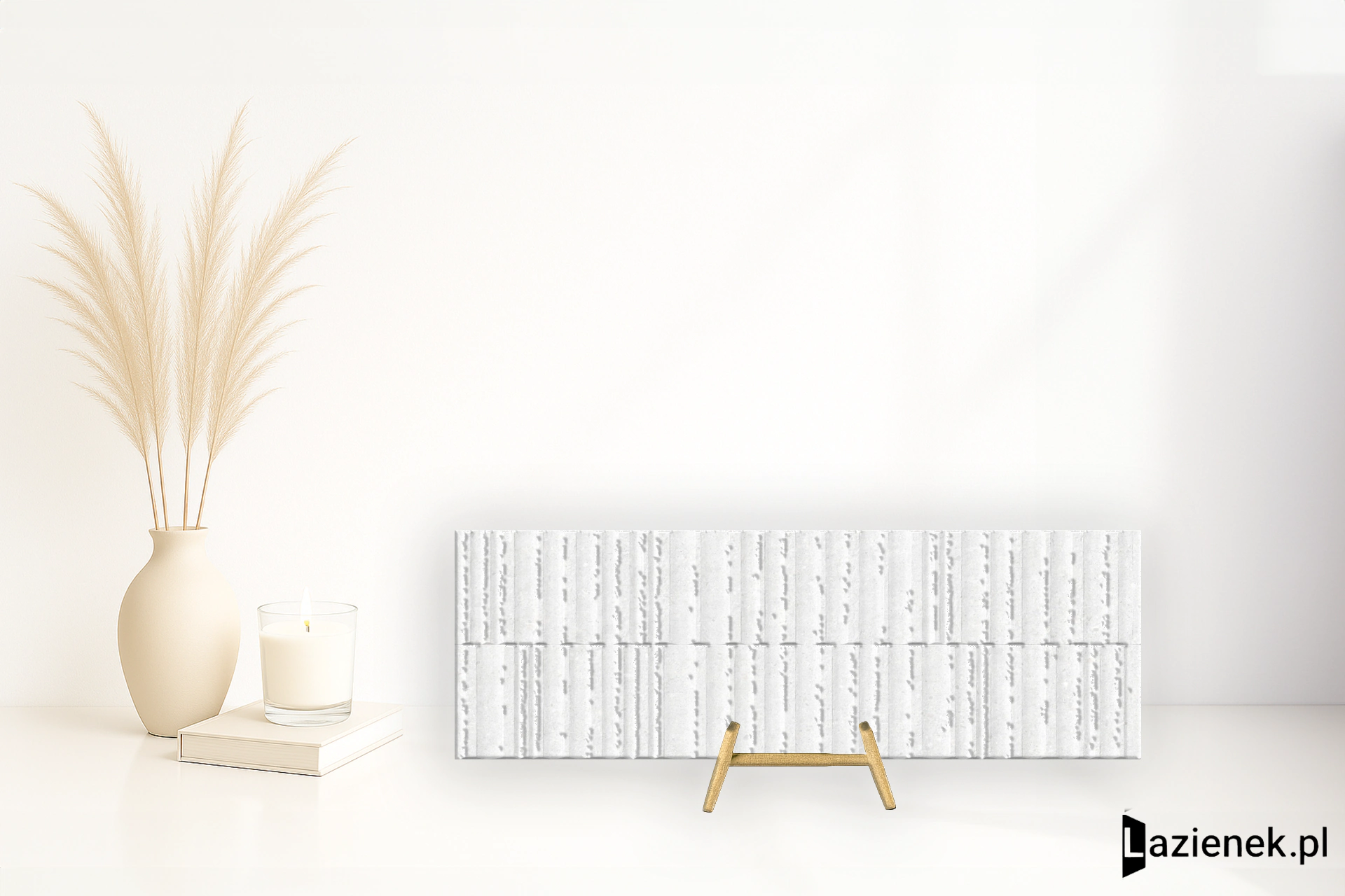 Peronda Manhattan Wall White relief 33.3x100 cm gr. 10 mm - płytka rektyfikowana / 40270