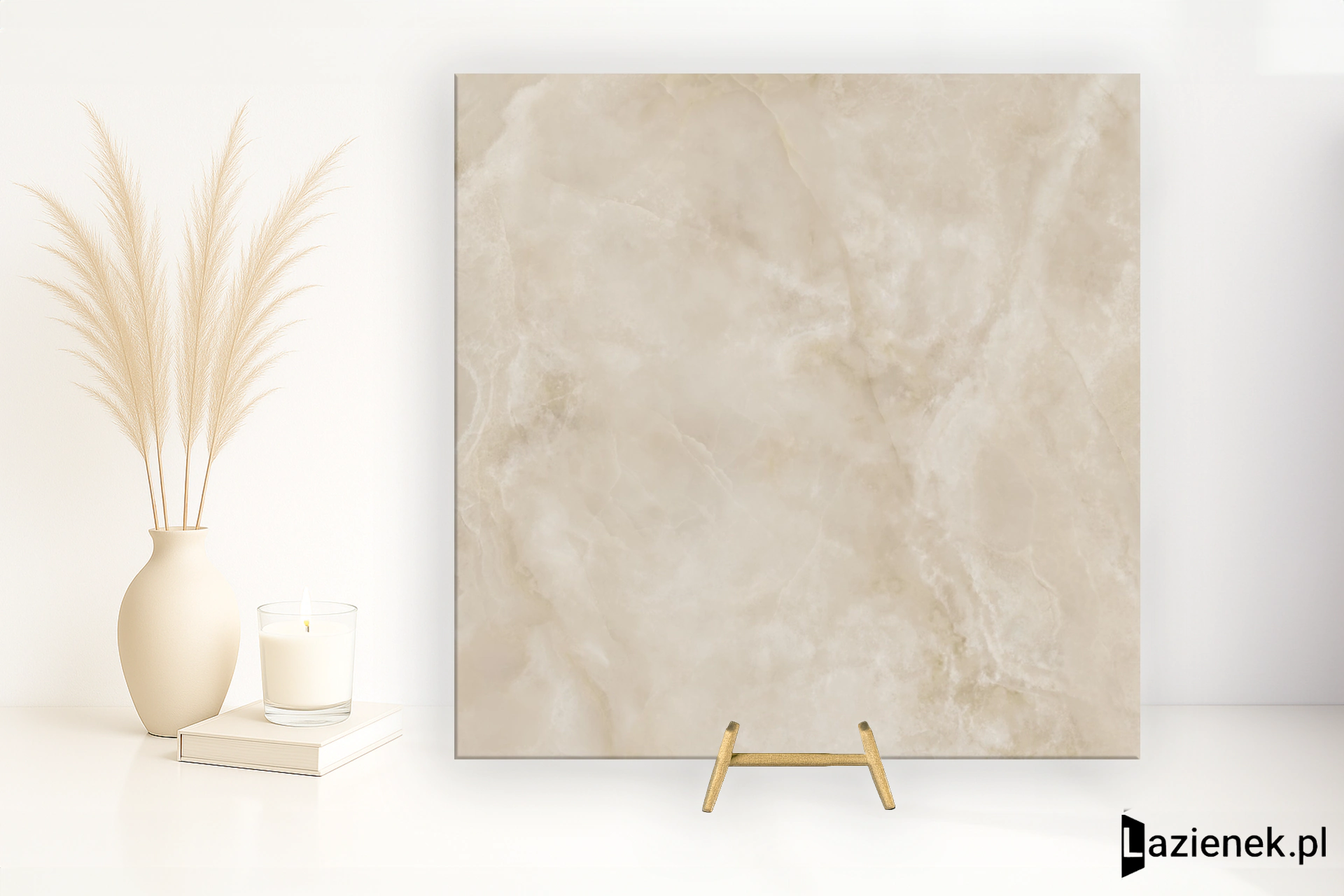 Piemme Majestic Onyx Crystal Beige wysoki połysk 120x120 cm gr. 9 mm - płytka rektyfikowana / 05454