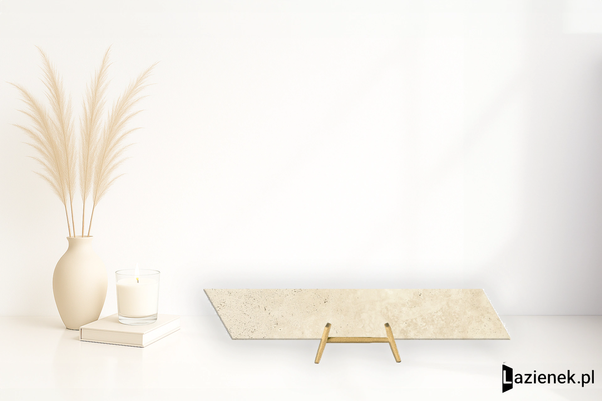 Piemme Makro Revolution Travertino Creme satyna 10x53 cm gr. 9 mm - płytka rektyfikowana / 06190