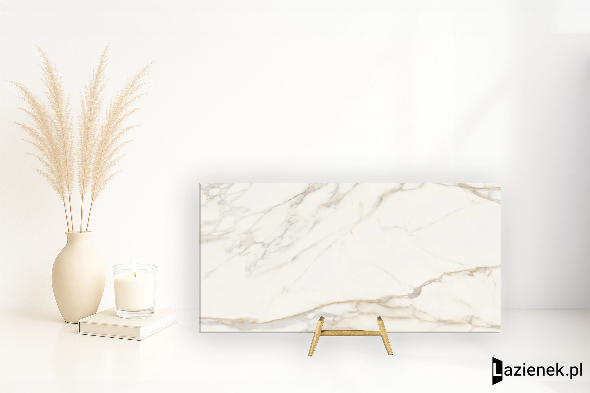 Piemme Majestic Pure Selection Magnificent Calacatta wysoki połysk 60x120 cm gr. 9 mm - płytka rektyfikowana / 03904B