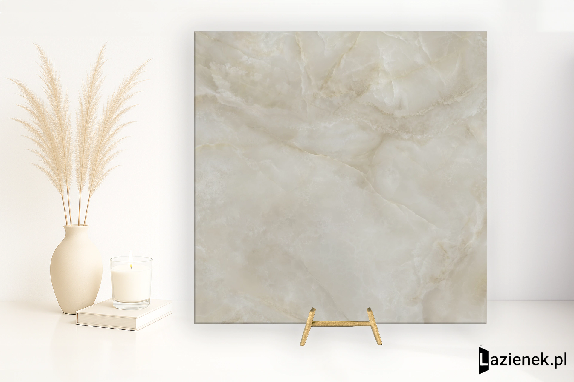 Piemme Majestic Onyx Smoky Grey wysoki połysk 120x120 cm gr. 9 mm - płytka rektyfikowana / 05453