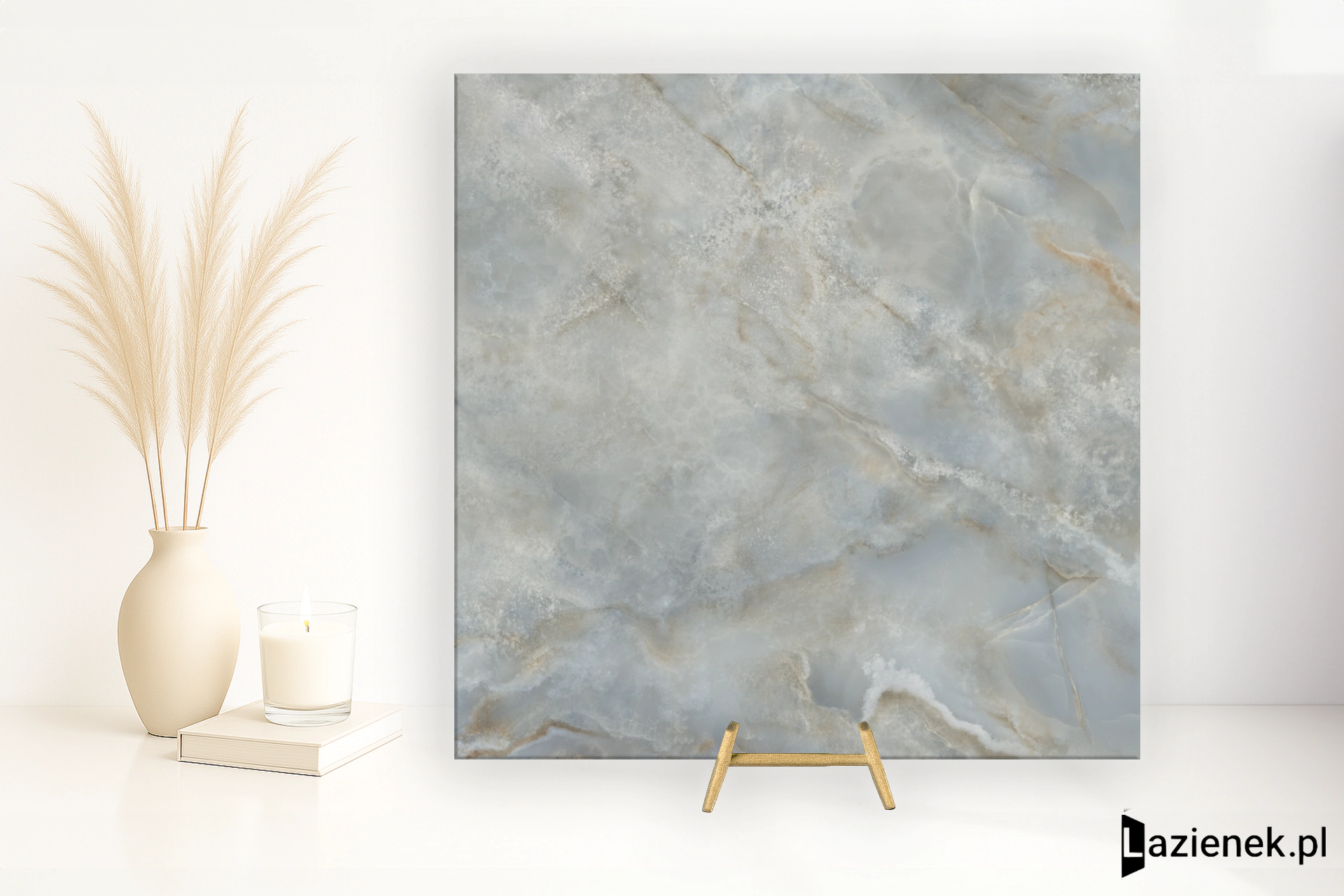 Piemme Majestic Onyx Pale Azure wysoki połysk 120x120 cm gr. 9 mm - płytka rektyfikowana / 05455