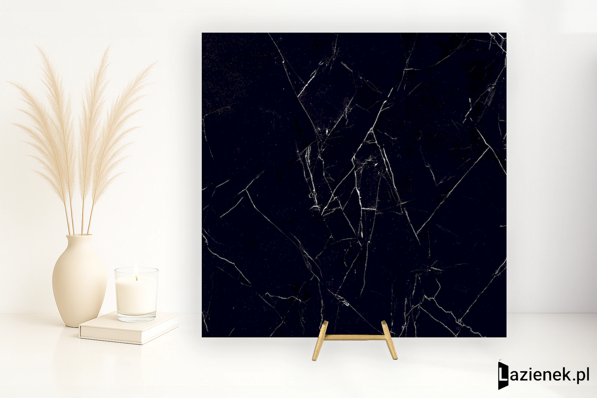 Piemme Majestic Royal Nero matowa 60x60 cm gr. 9 mm - płytka rektyfikowana / 02567B