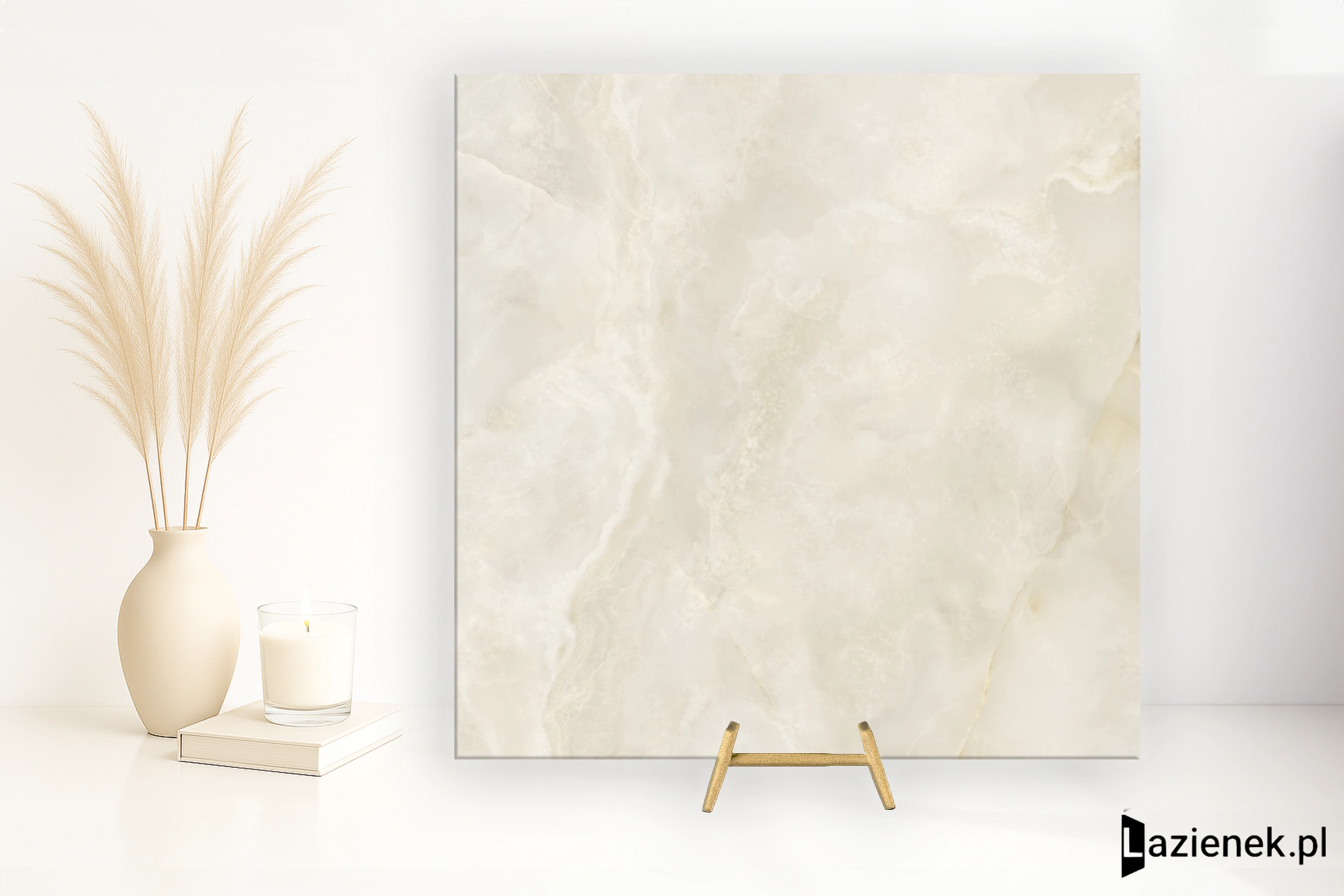 Piemme Majestic Onyx Pearl White wysoki połysk 120x120 cm gr. 9 mm - płytka rektyfikowana / 05452
