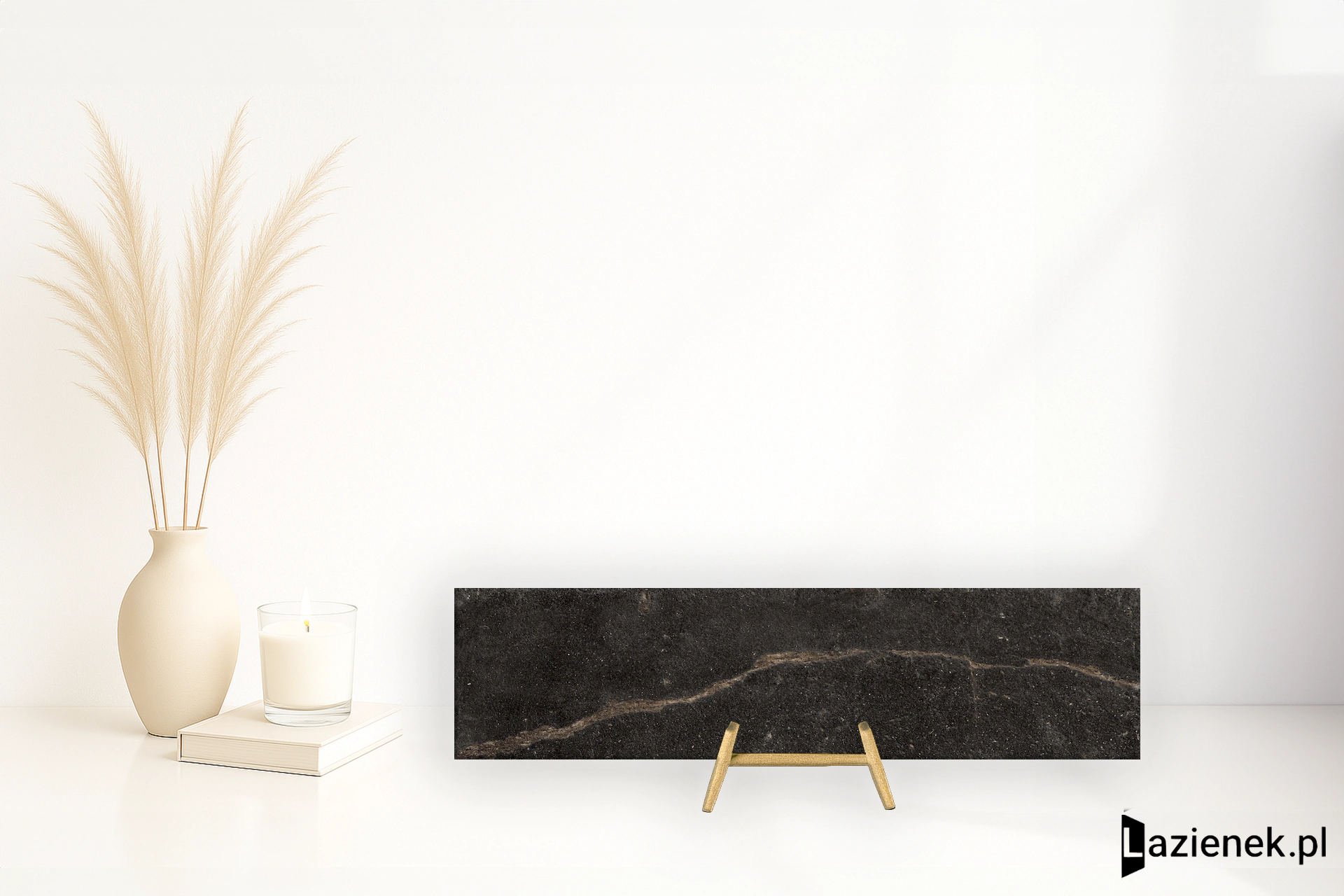 Piemme Ibla Ibla Nera półpoler 30x120 cm gr. 10 mm - płytka rektyfikowana / 03995A