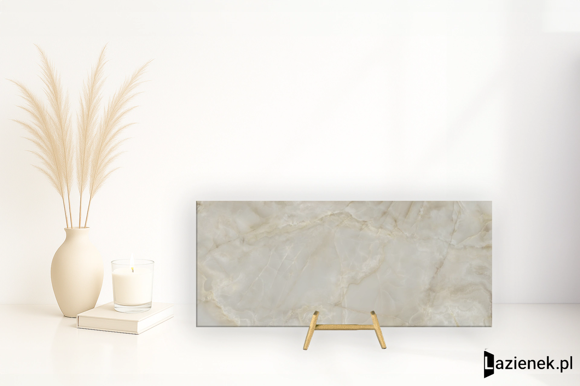 Piemme Majestic Onyx Smoky Grey wysoki połysk 120x280 cm gr. 6 mm - płytka rektyfikowana / 05457