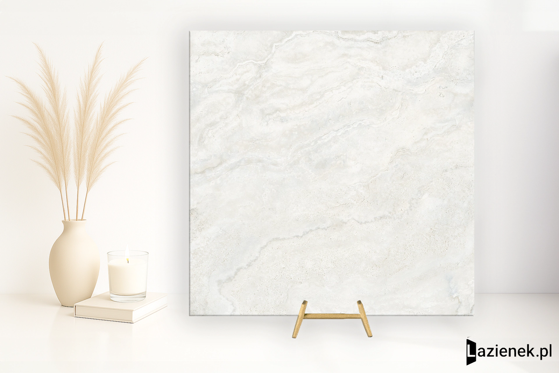 Piemme Makro Revolution Travertino Ivoy satyna 120x120 cm gr. 9 mm - płytka rektyfikowana / 06096