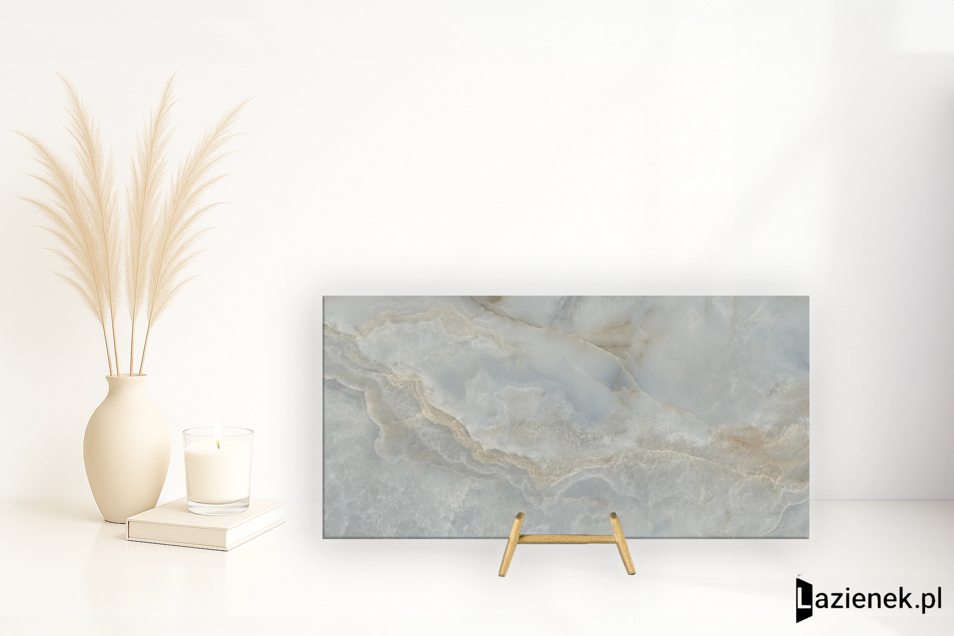 Piemme Majestic Onyx Pale Azure wysoki połysk 60x120 cm gr. 9 mm - płytka rektyfikowana / 05451A