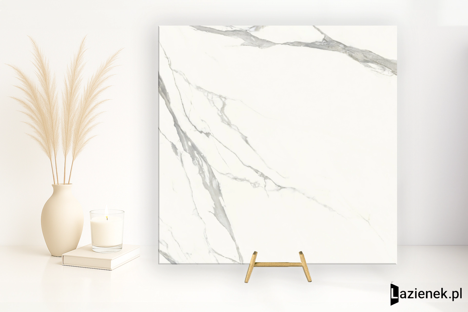 Piemme Majestic Pure Selection Superb Statuario wysoki połysk 120x120 cm gr. 10 mm - płytka rektyfikowana / 03921A