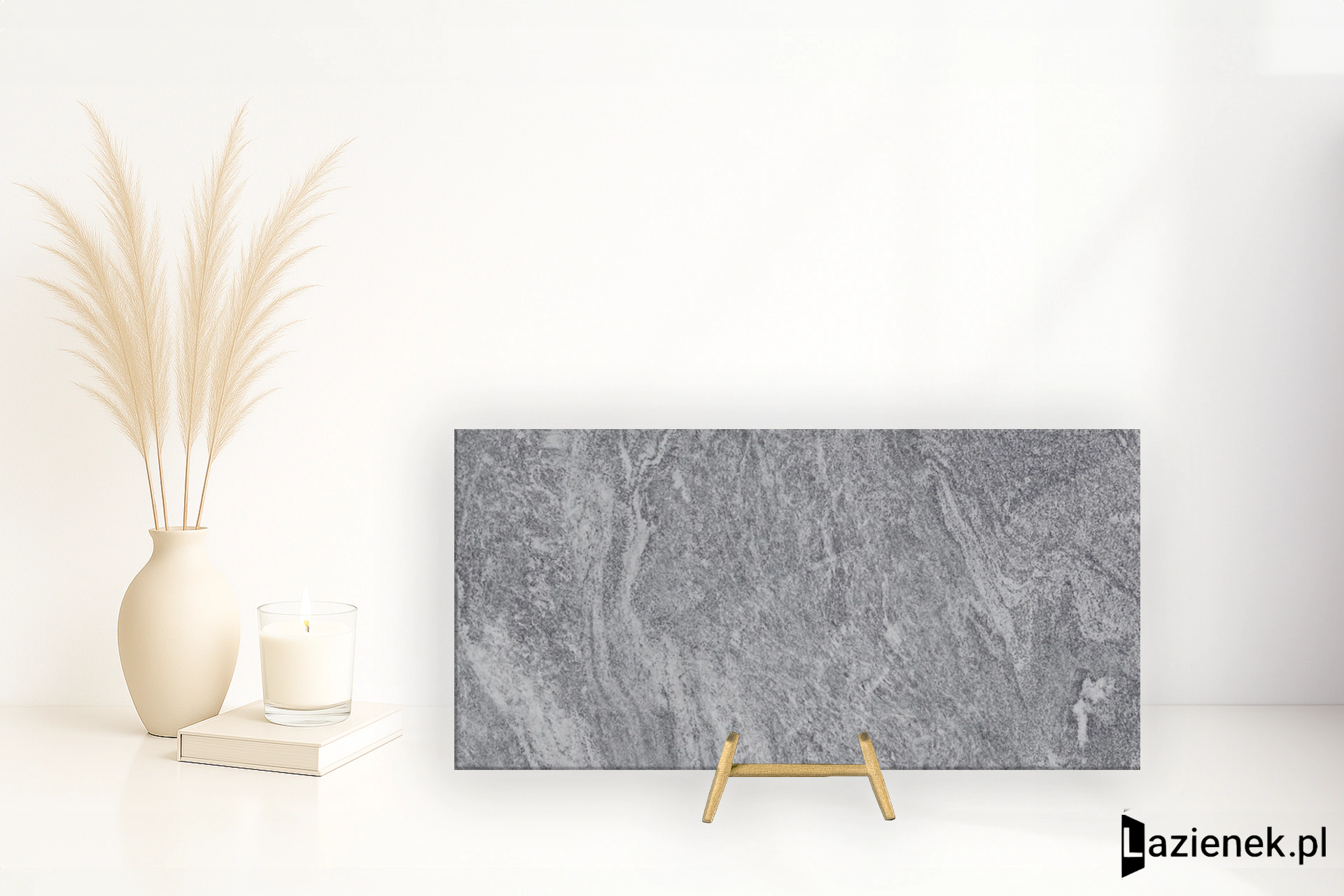 Porcelanosa River Silver matowa 59.6x120 cm gr. 10 mm - płytka rektyfikowana / 100222385