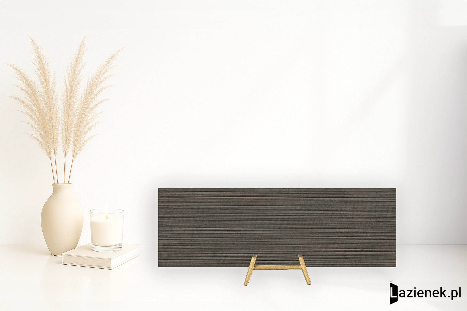 Porcelanosa Urban Black Nature matowa 33.3x100 cm gr. 10 mm - płytka rektyfikowana / 100348698