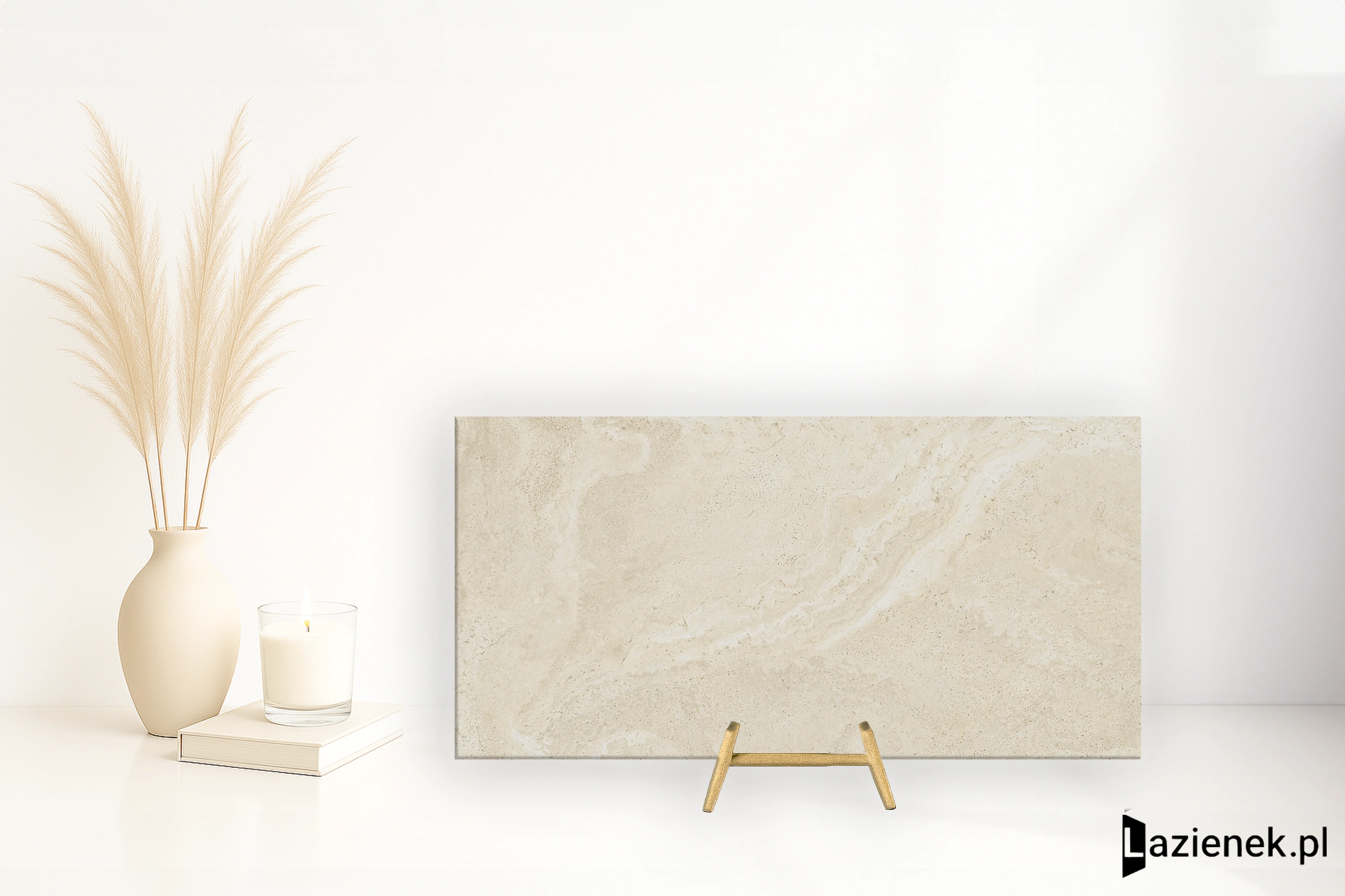 Provenza Unique Travertine Cream Minimal naturalna 60x120 cm gr. 10 mm - płytka rektyfikowana / EJ8L