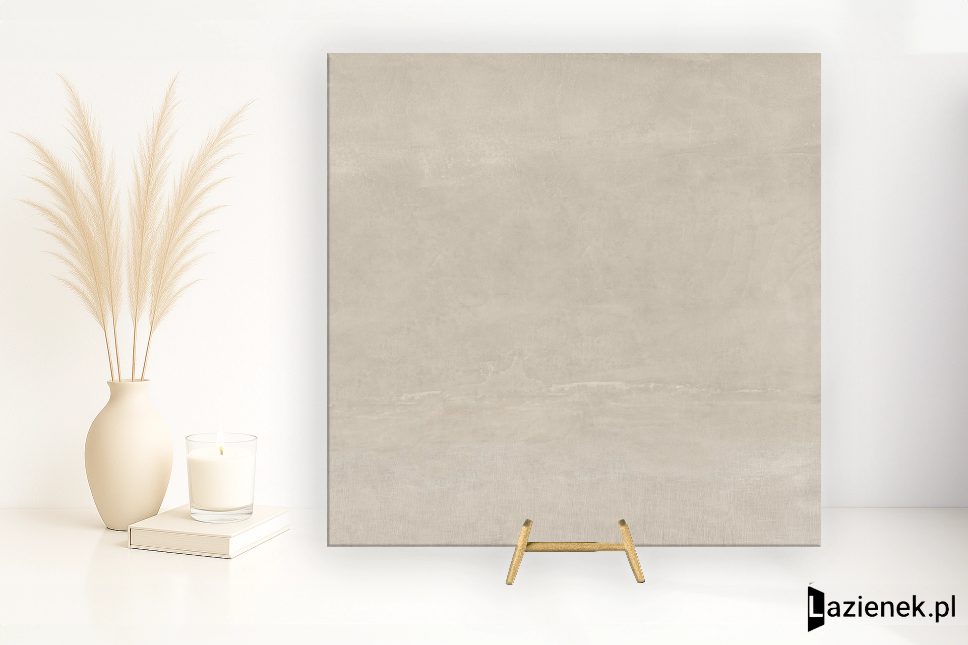 Provenza Gesso Taupe Linen naturalna 120x120 cm gr. 10 mm - płytka rektyfikowana / E3L5