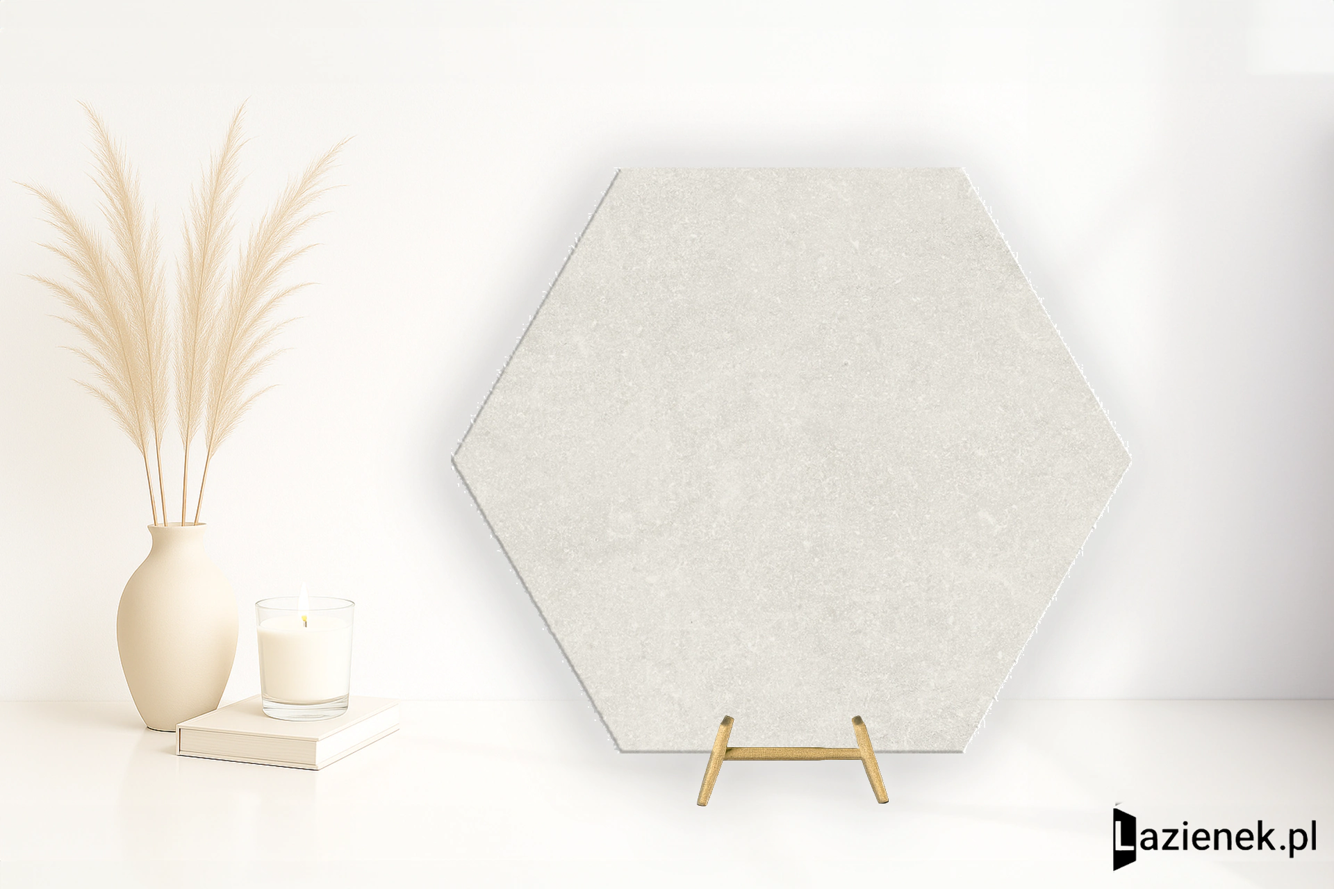 Provenza Eureka Bianco naturalna 19.3x22 cm gr. 10 mm - płytka rektyfikowana / EF4K