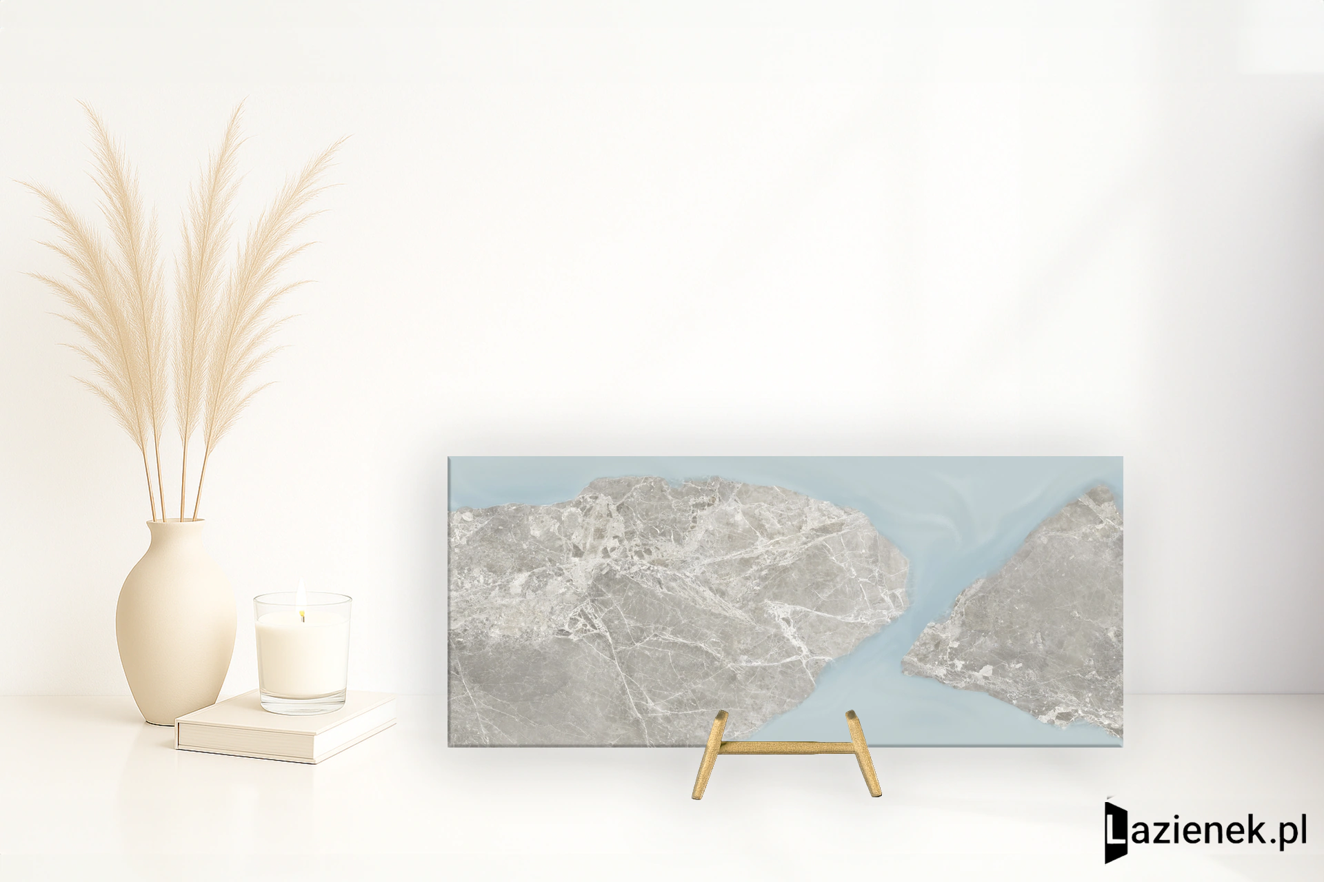 Provenza Unique Marble Ambra Moon Grey półpolerowana 120x278 cm gr. 7 mm - płytka rektyfikowana / EKRR